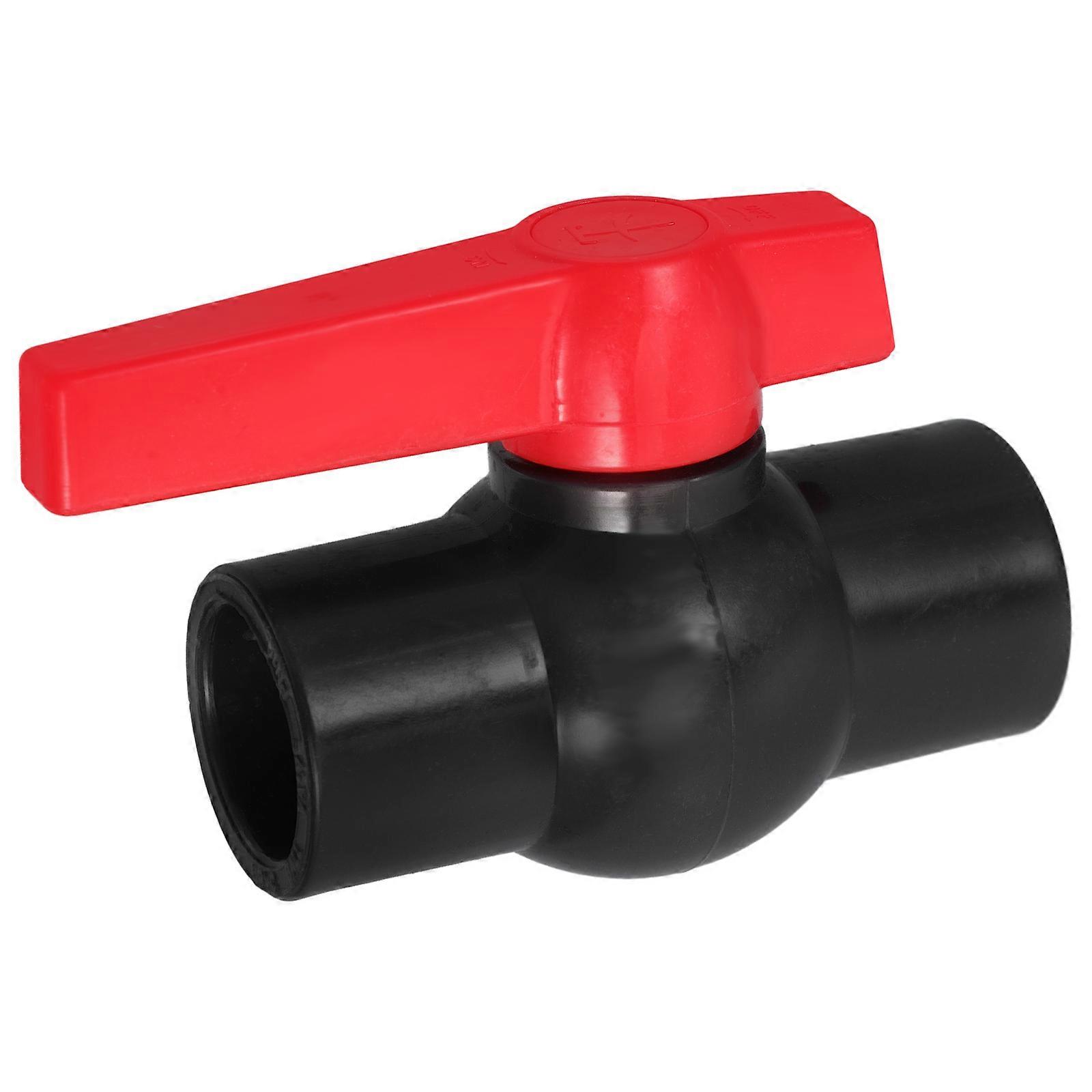PVC Valve for Home Use Durable Ball Valve with Socket Connections Inline Design 1/2 Inch