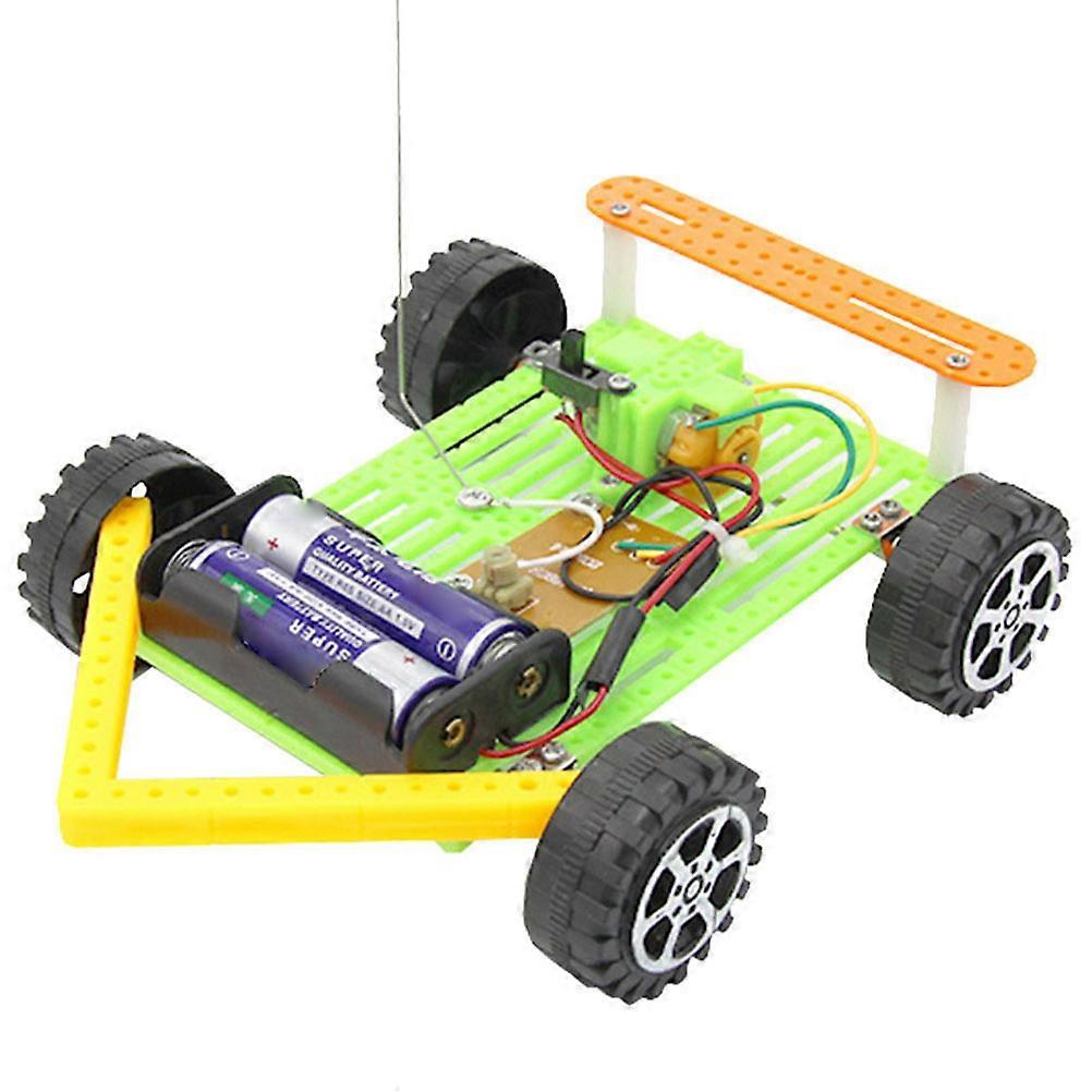 DIY Rc Car Multi Teaches Physics Experiments Assembly Car Model for Kids