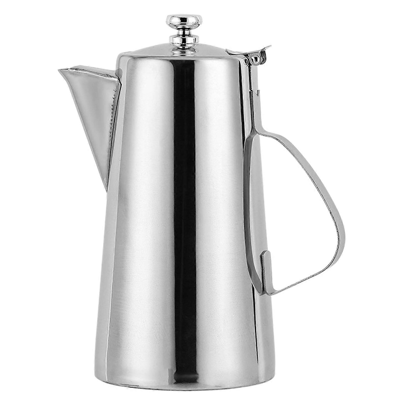 Stainless Steel Teapot Iced Tea Pitcher 1.5L Juice Jug Beverage Jug For Home Bar Hotel Cafe Restaurant