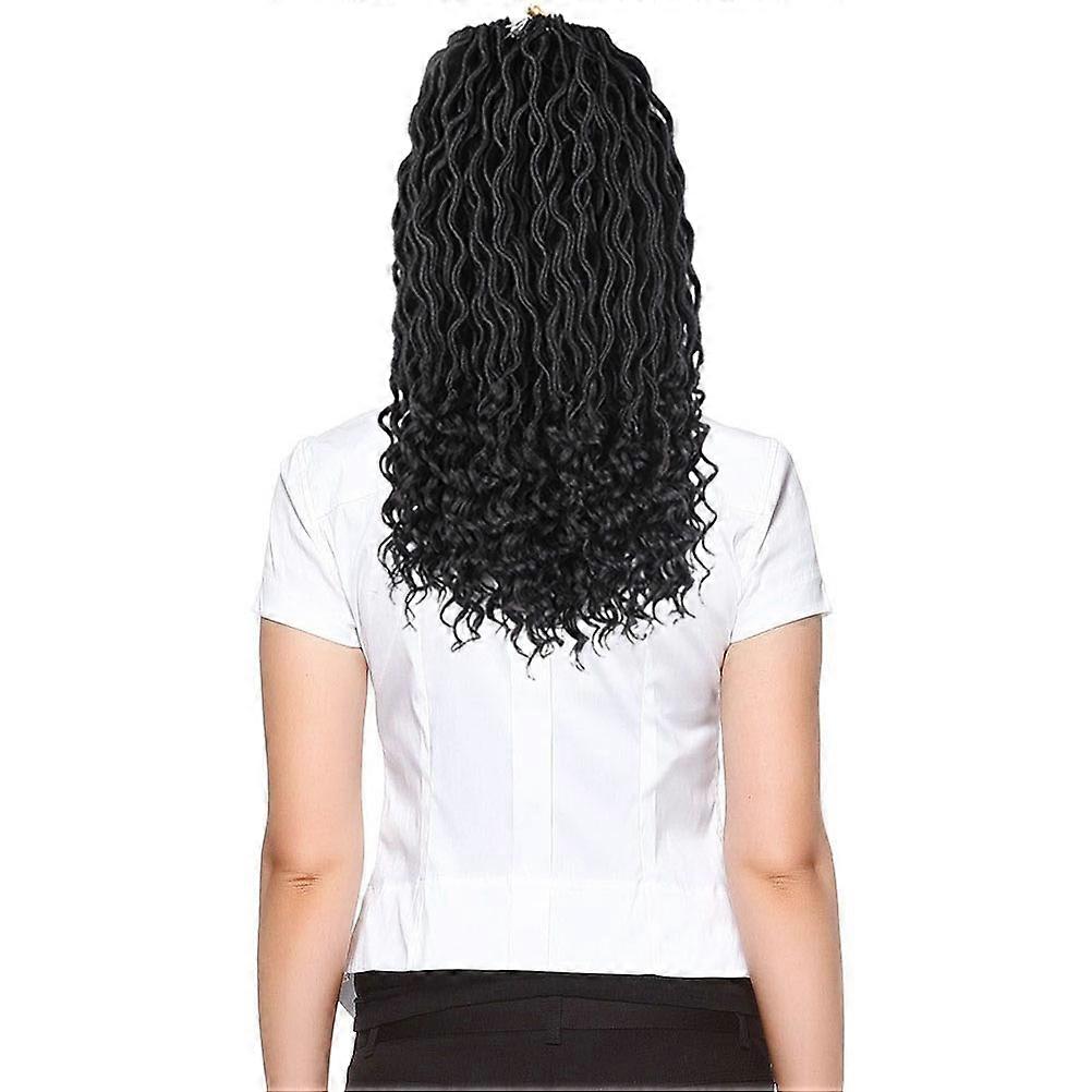 Peruca de cabelo sintético de 20 polegadas para mulheres e meninas perfeitas para o Halloween e cosplay Conforto elegante 1 peça