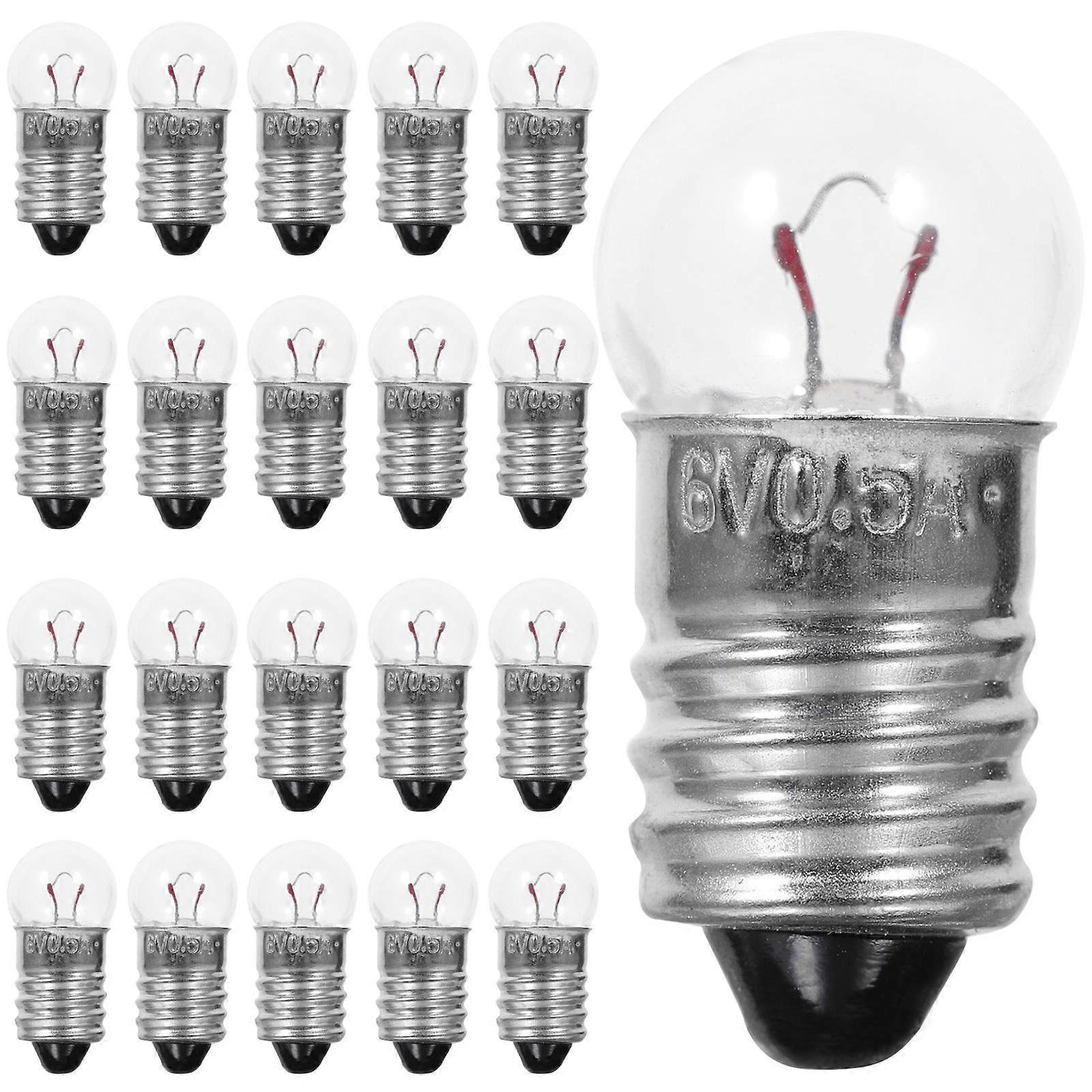 Small Bulb Flashlight Replacement Bulbs For Elementary School Students 50Pcs