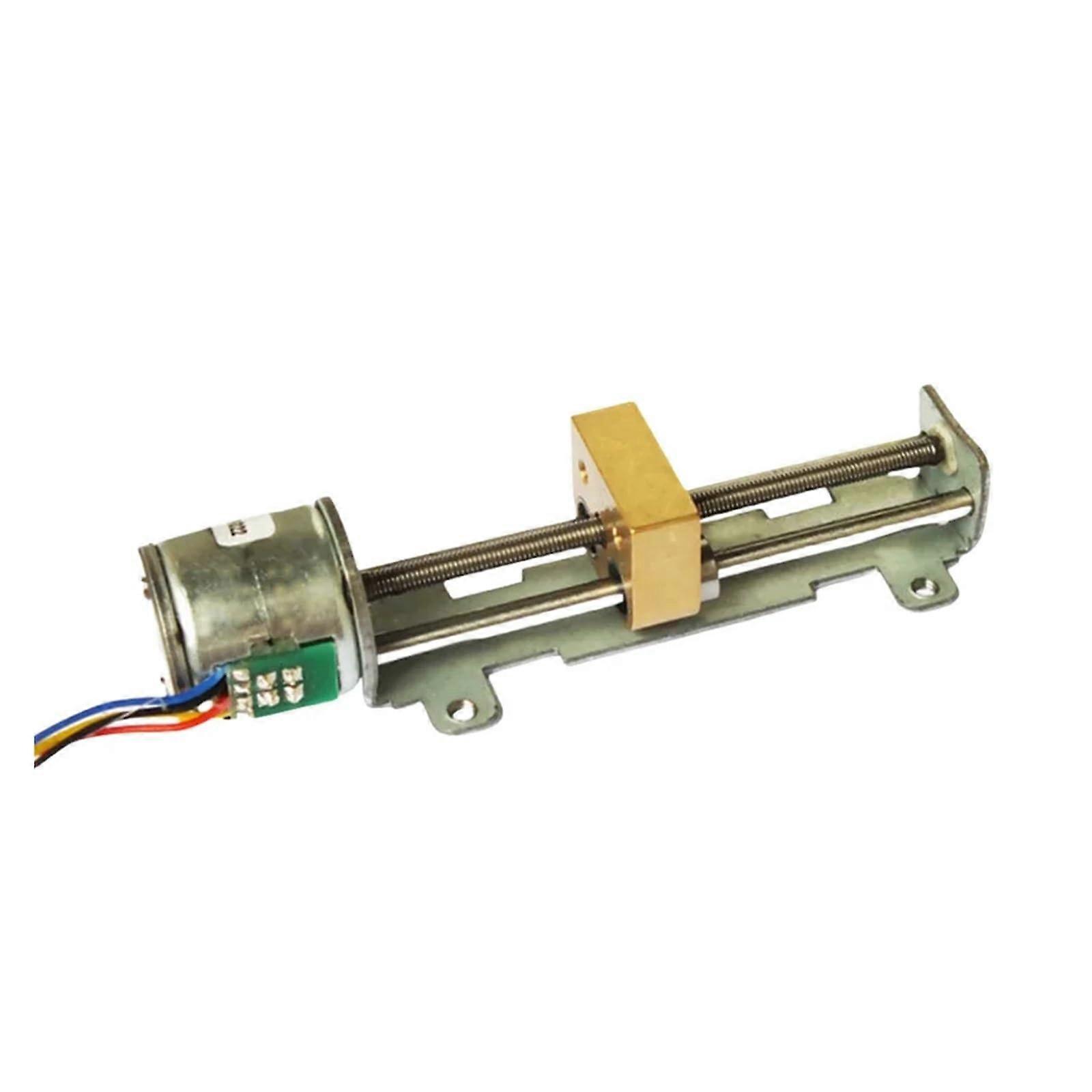20mm Stepper Motor 2-Phase 4-Wire High Thrust Linear Screw Slider with Copper Nut for DIY XYZ Applications