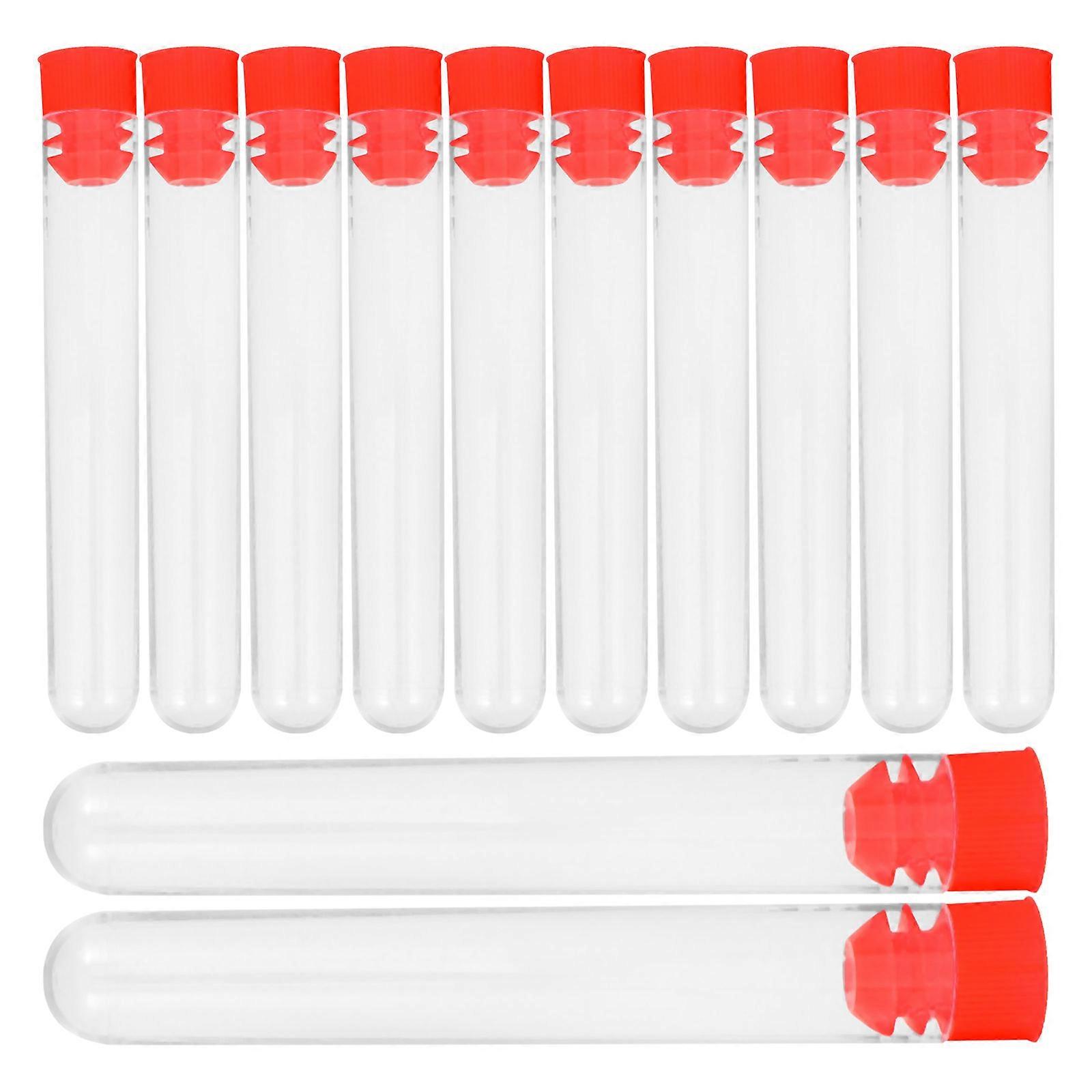 Compact Clear Plastic Tubes Perfect for Laboratory Use and Gift Packaging