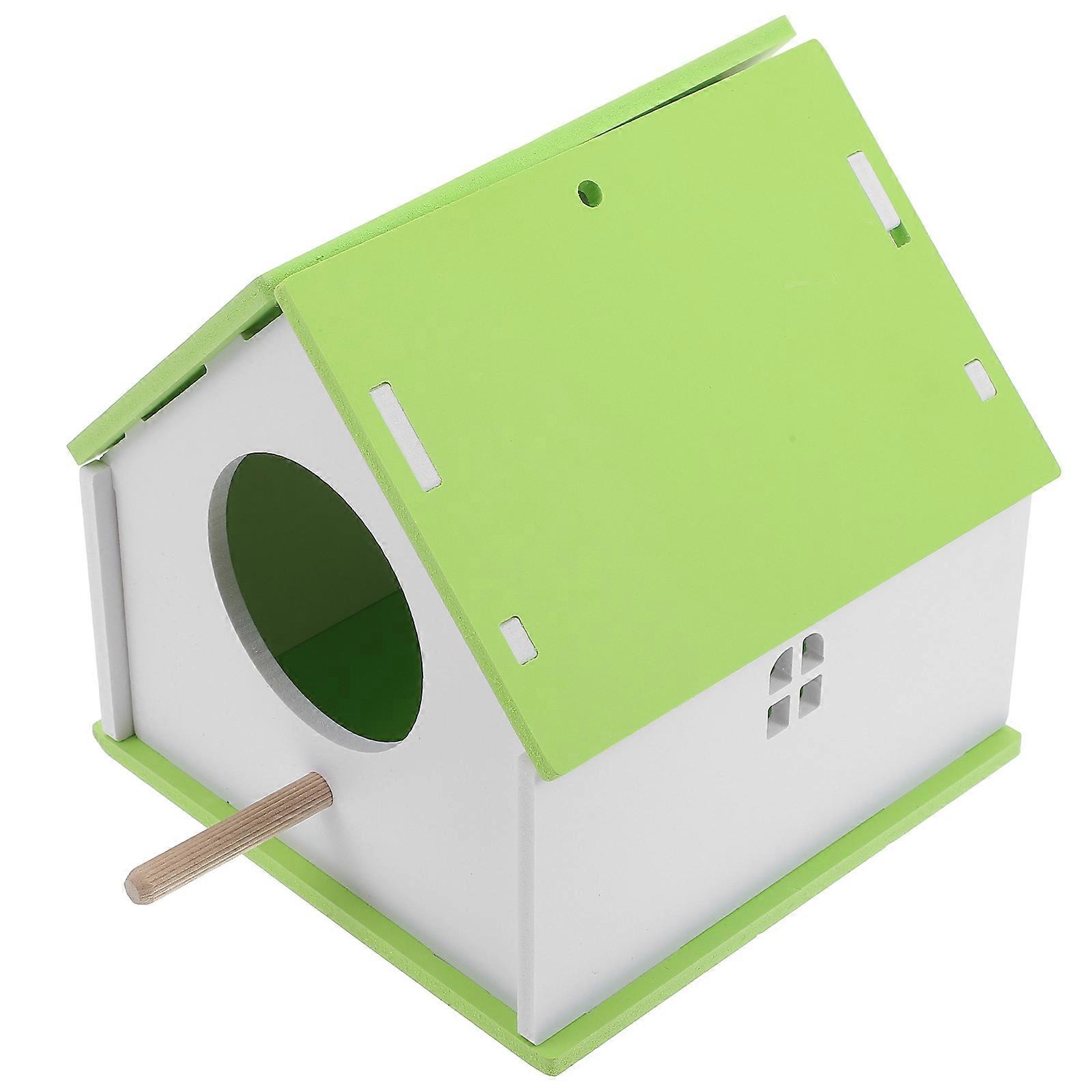 Parrot Bird House 2pcs Feeding Nest Bird Feeder Cage for Pet Birds