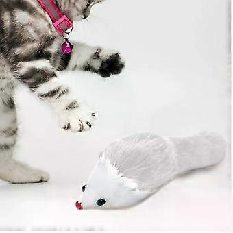 6Pcs Cats Pet Toys Cat Kitten Games Interactive Toy Plush Simulation Big Mouse Funny Sounding Interactive Toy