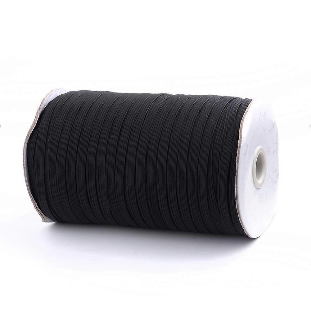 Black Elastic Clothing Band for DIY Use Made of Polyester Nylon Free to Cut Any Length You Need 8mm