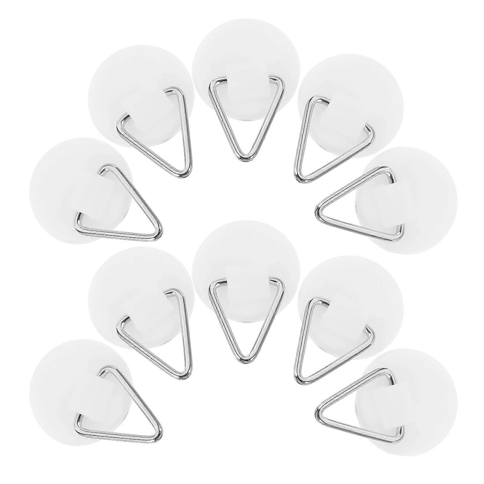 Decorative Plate Wall Hangers For Exhibition Space 3.00X2.20X0.50CM Nail-Free Easy To Use 50Pcs