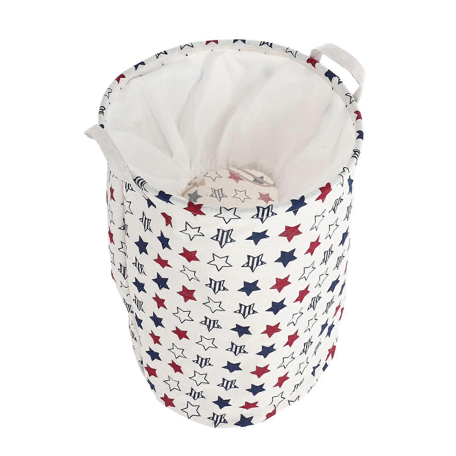 Red Collapsible Storage Basket for Clothing Toys and Laundry with Portable Handles 15.7x11.8x23.6