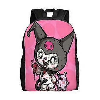 2025 j169 Kuromi Rucksack für Outdoor-Aktivitäten, stilvoller Tagesrucksack mit Anti-Splash Oxford-Stoff, Tasche mit großem Fassungsvermögen für den täglichen Gebrauch c169