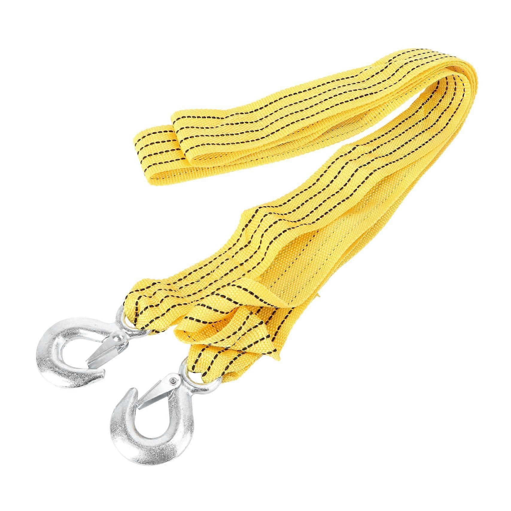 Nylon Tow Rope with Reflective Strip Load Capacity Easy Installation Random Color