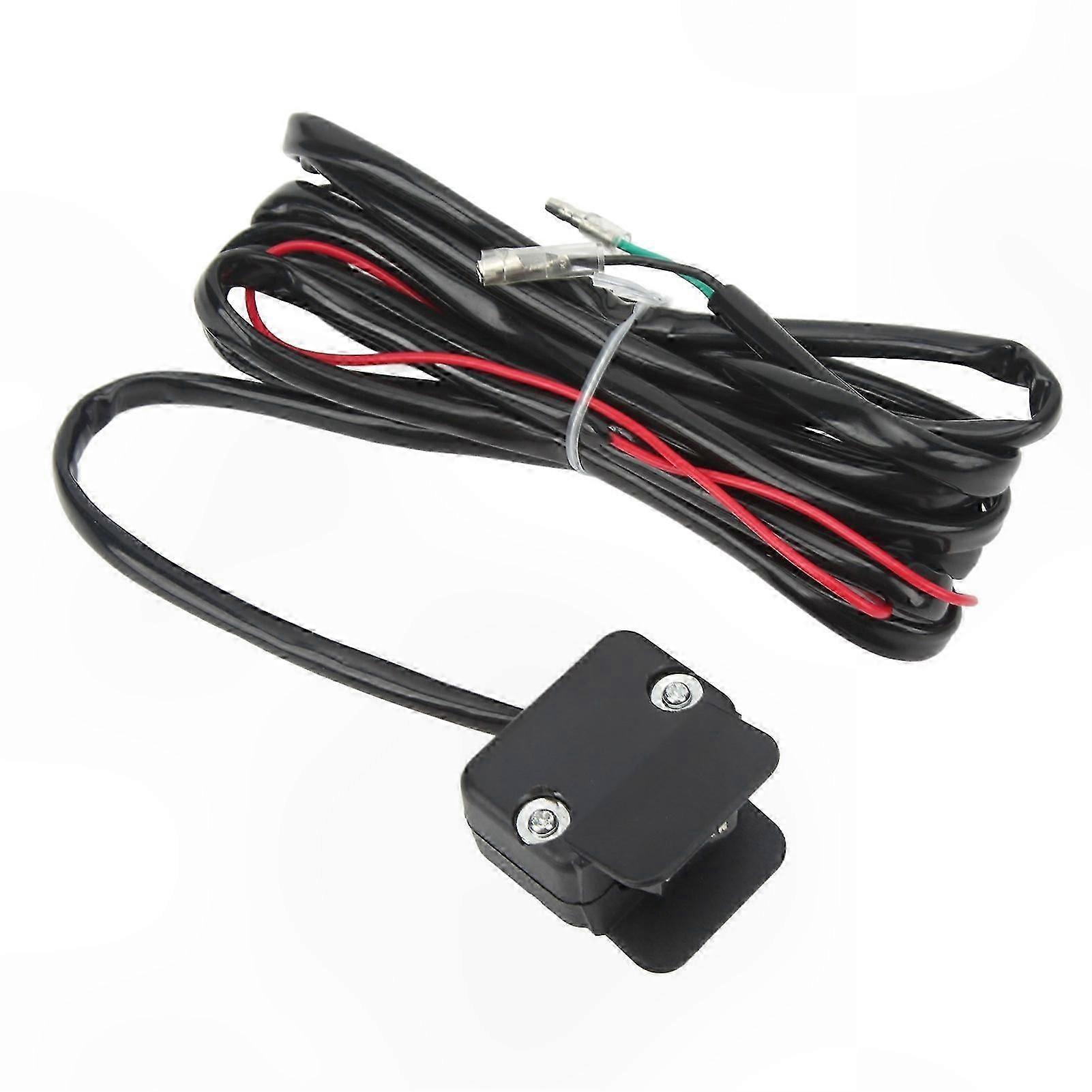 Handlebar Control Line with Rocker Switch for Winches - 3M Replacement Cable for ATV and UTV