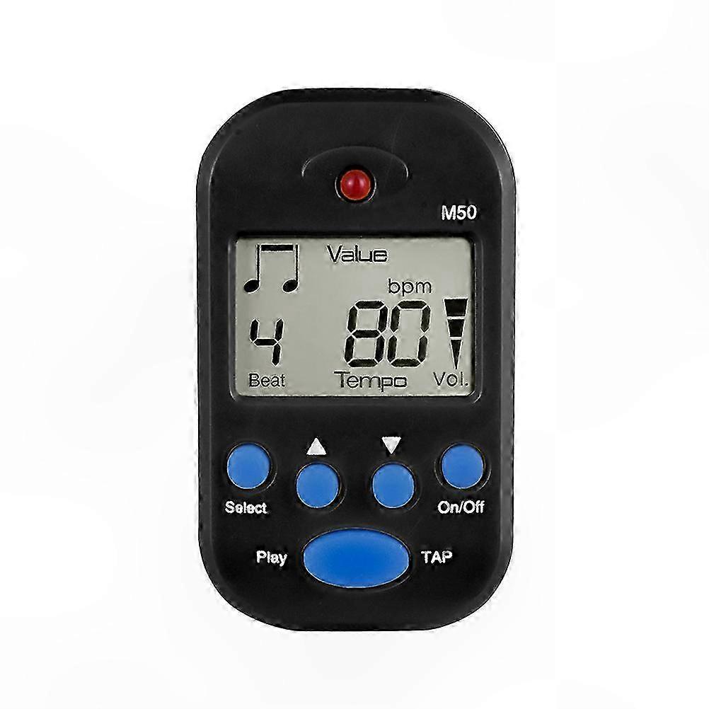 Precision Mechanical Metronome with Tap Feature for Music Practice and Study
