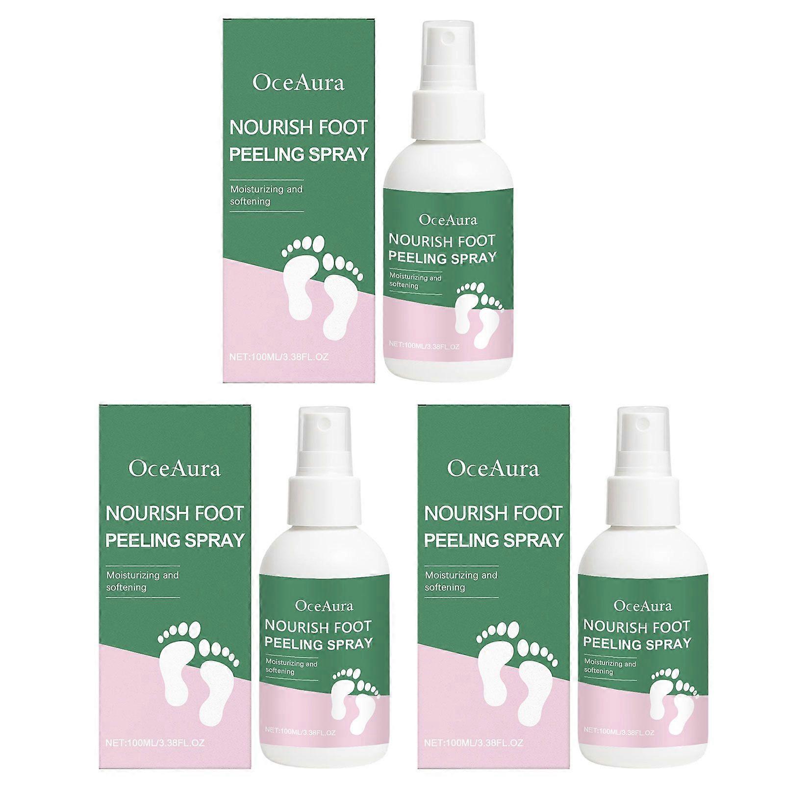 Instants Foot Peeling Spray Exfoliating Foot Spray for Remove Dead Skin Moisturizing Gentle Exfoliators for Roughness Feet