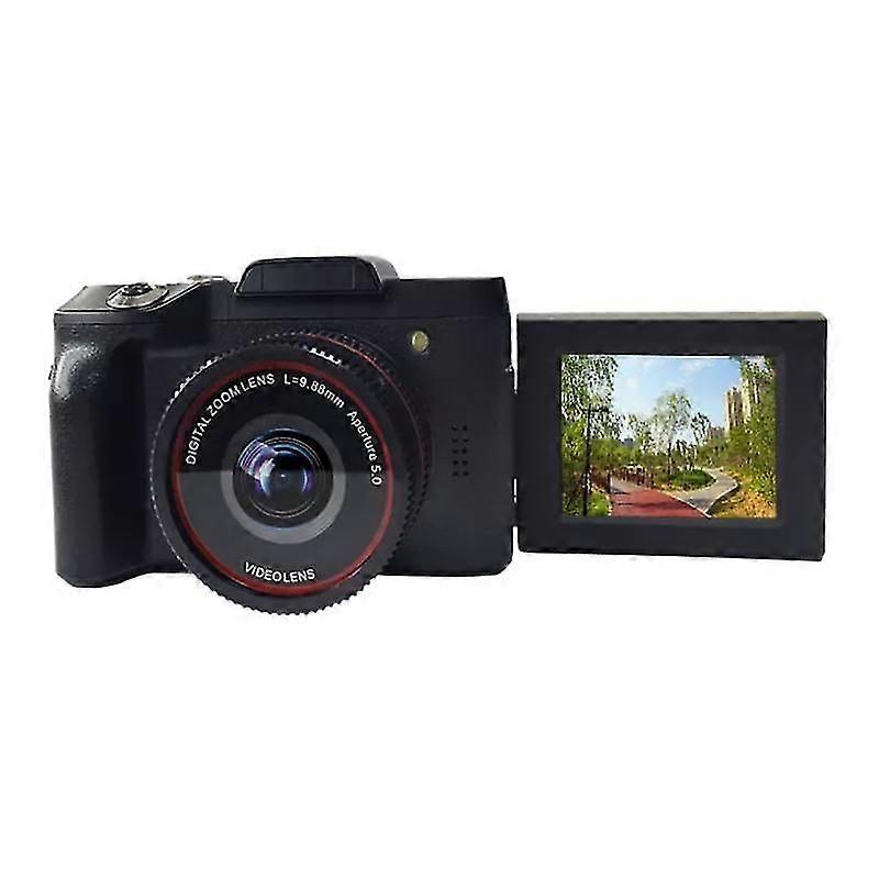 16MP 16X Zoom 1080P HD Rotation Screen Mini Mirroless Digital Camera Camcorder DV with Built-In Mic