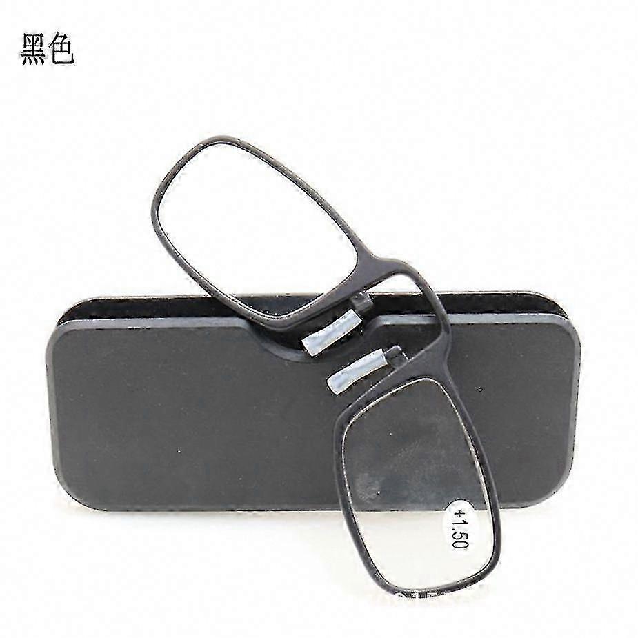 Pince-Nez סגנון אף מנוחה צביטה נייד דק אופטיקה משקפי קריאה לגברים ונשים