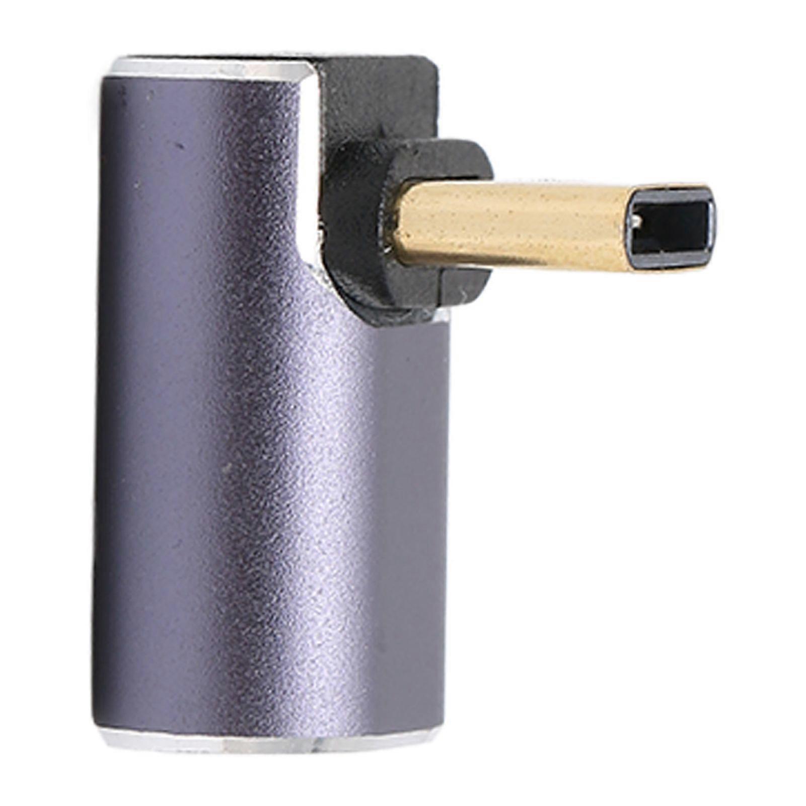 Type C Female to Male Right Angle Adapter 40GB 8K At 120Hz 100W Type C Adapter for Type C Devices Type C Female to Type C Male 40G Right Angle