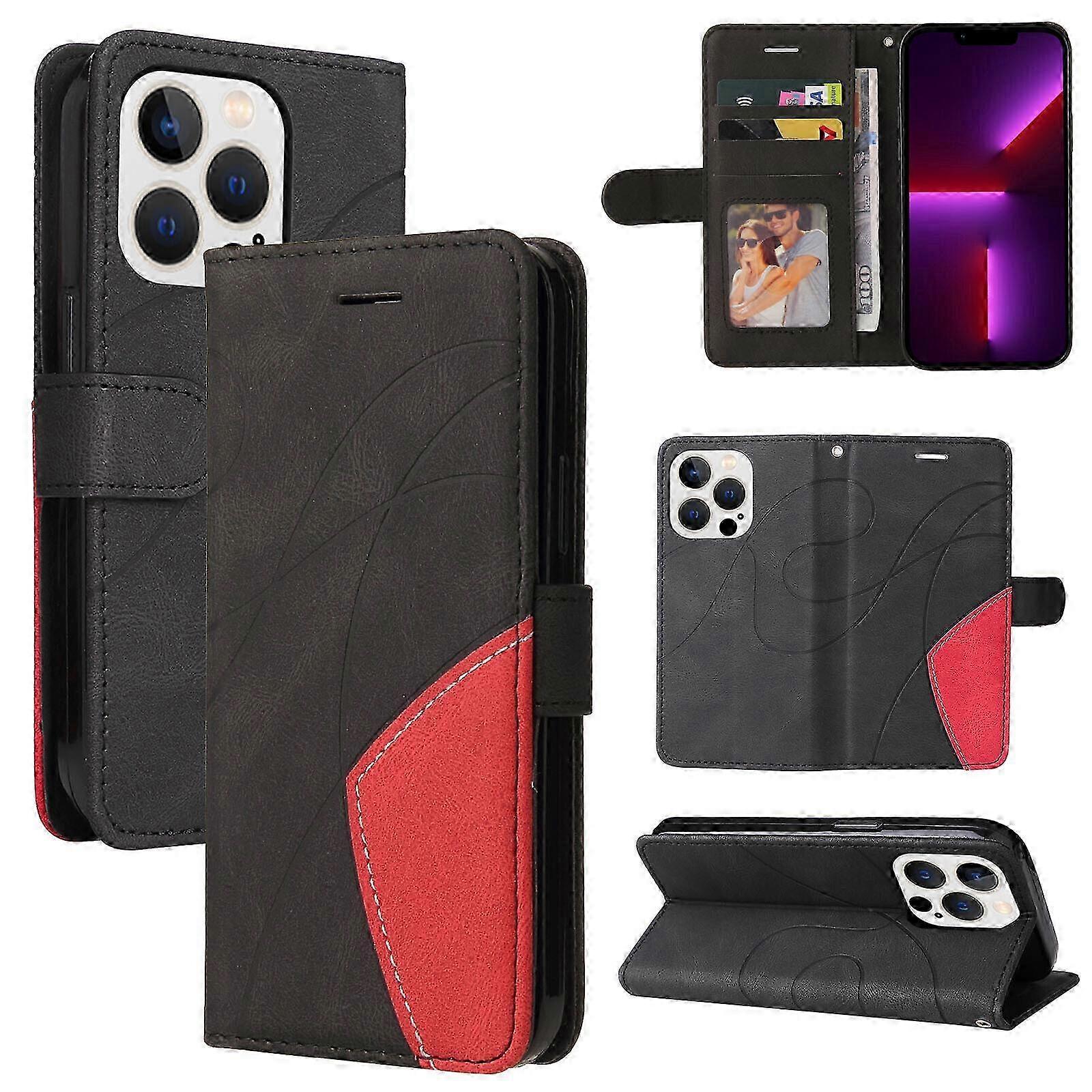 Compatible with iPhone 14 Pro Max Case, Leather Wallet Case Stand V...
