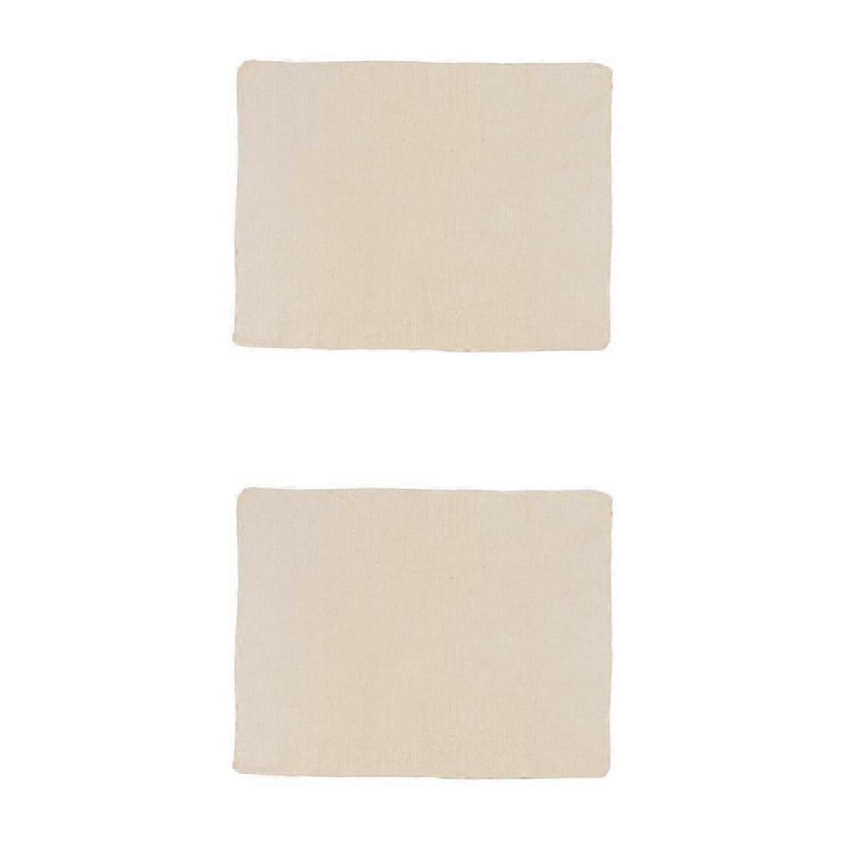 2pcs Blank Cloth Reserve Cloth DIY Punch Fabric