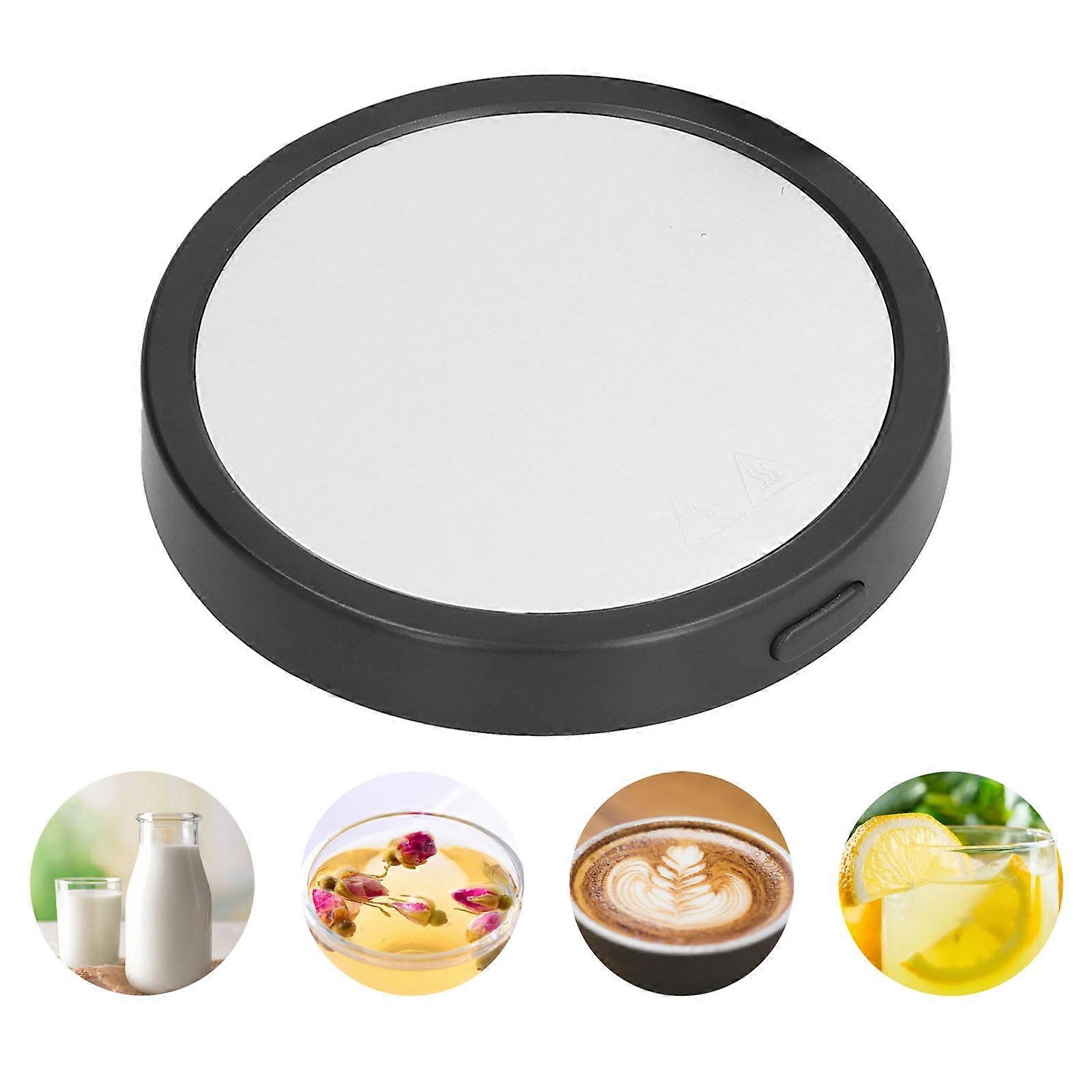 Constant Temp Milk Cup Warmer USB Powered 10W Black 10.3x10x1.5cm