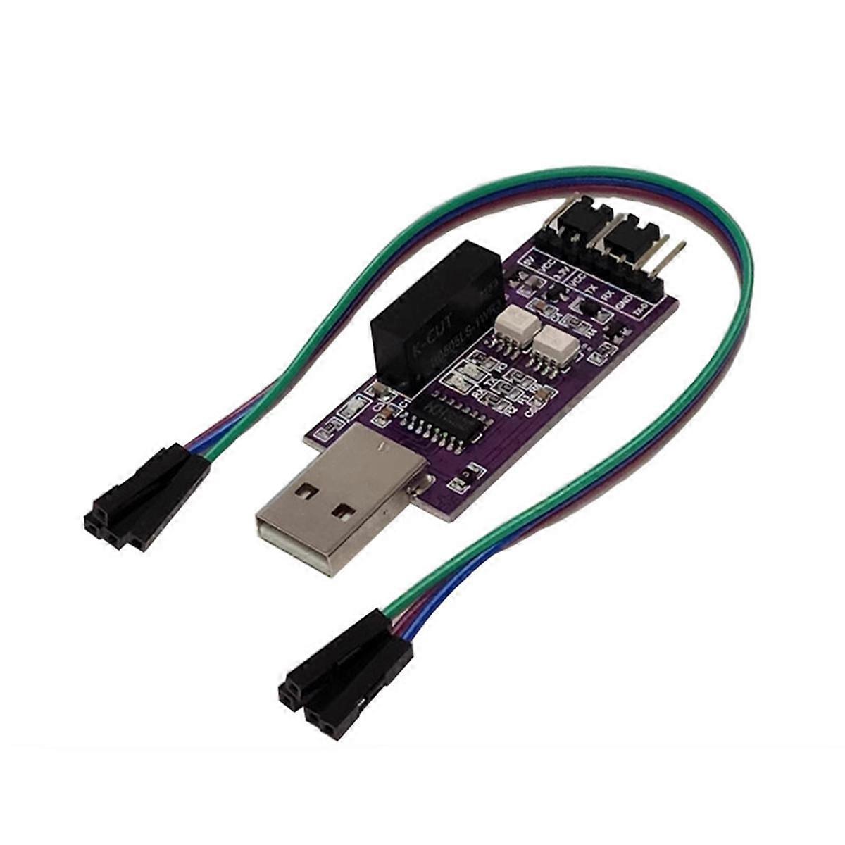 Optically Isolated USB to TTL Serial Isolated Optoelectronic Isolated USB to Serial Port Module CH34