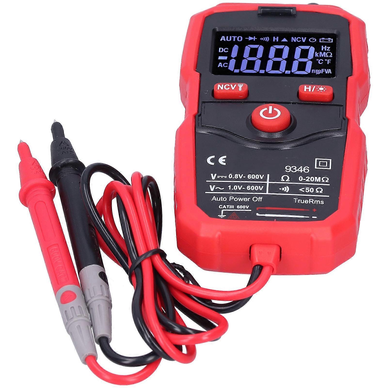 UA9346 Digital Multimeter VR LCD Auto AC DC Voltage Tester