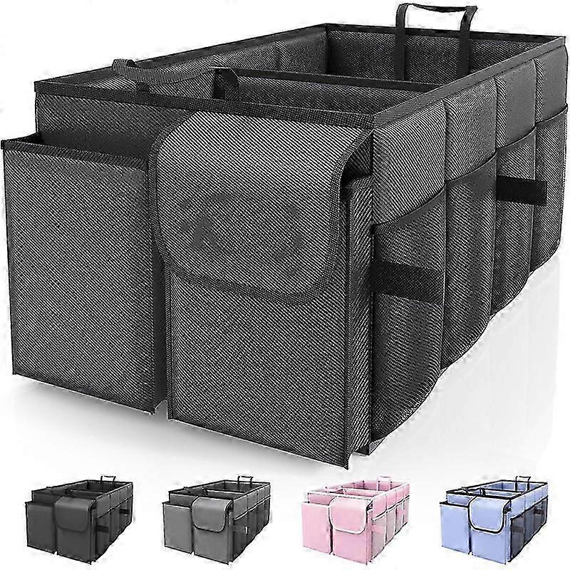 Large capacity foldable car trunk storage box, car storage box, car interior supplies trunk storage