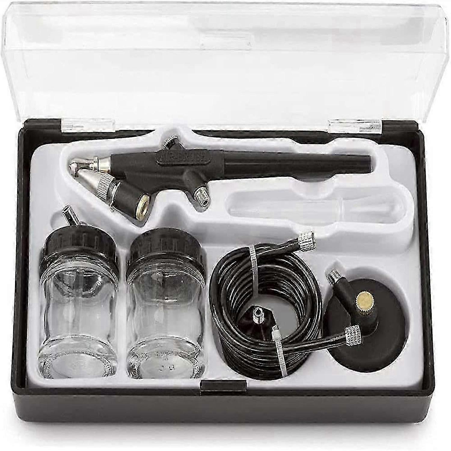Airbrush Set Master Single-Action External Mix Siphon Feed Airbrush Set with 0.8mm Nozzle