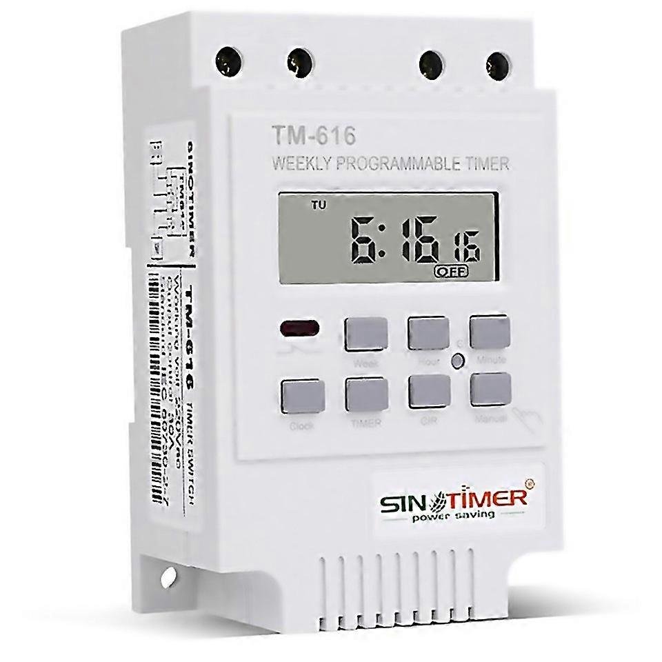 For Tm616w2 30a 220v Relay Timer Control Timer Din Rail