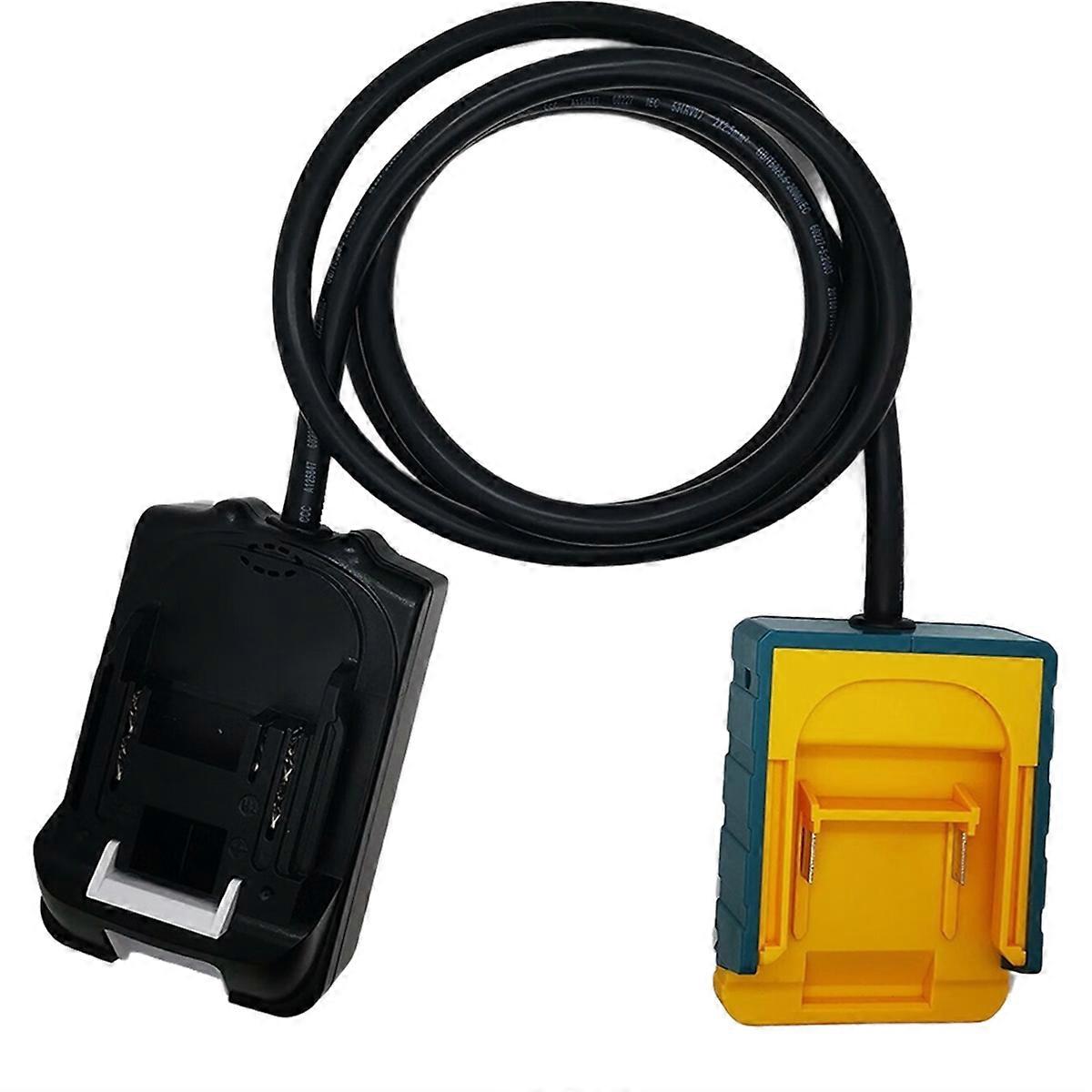 Battery Extension Cord Tool for 18V-20V Battery with Belt Clip 1.5M Cable