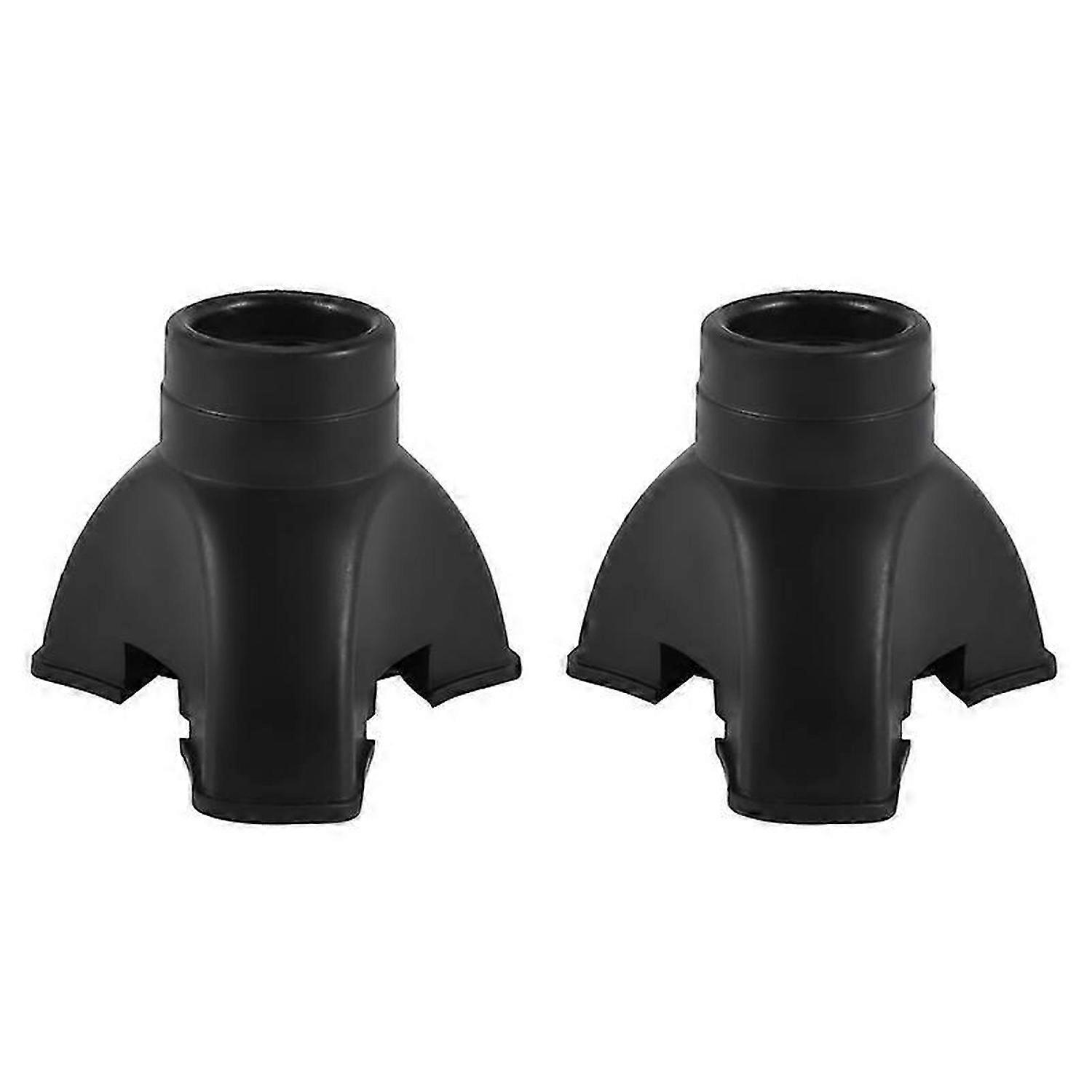 2X Walking Stick End Tripod CANE TIP Self Standing Rubber NON-SLIP End Bottom