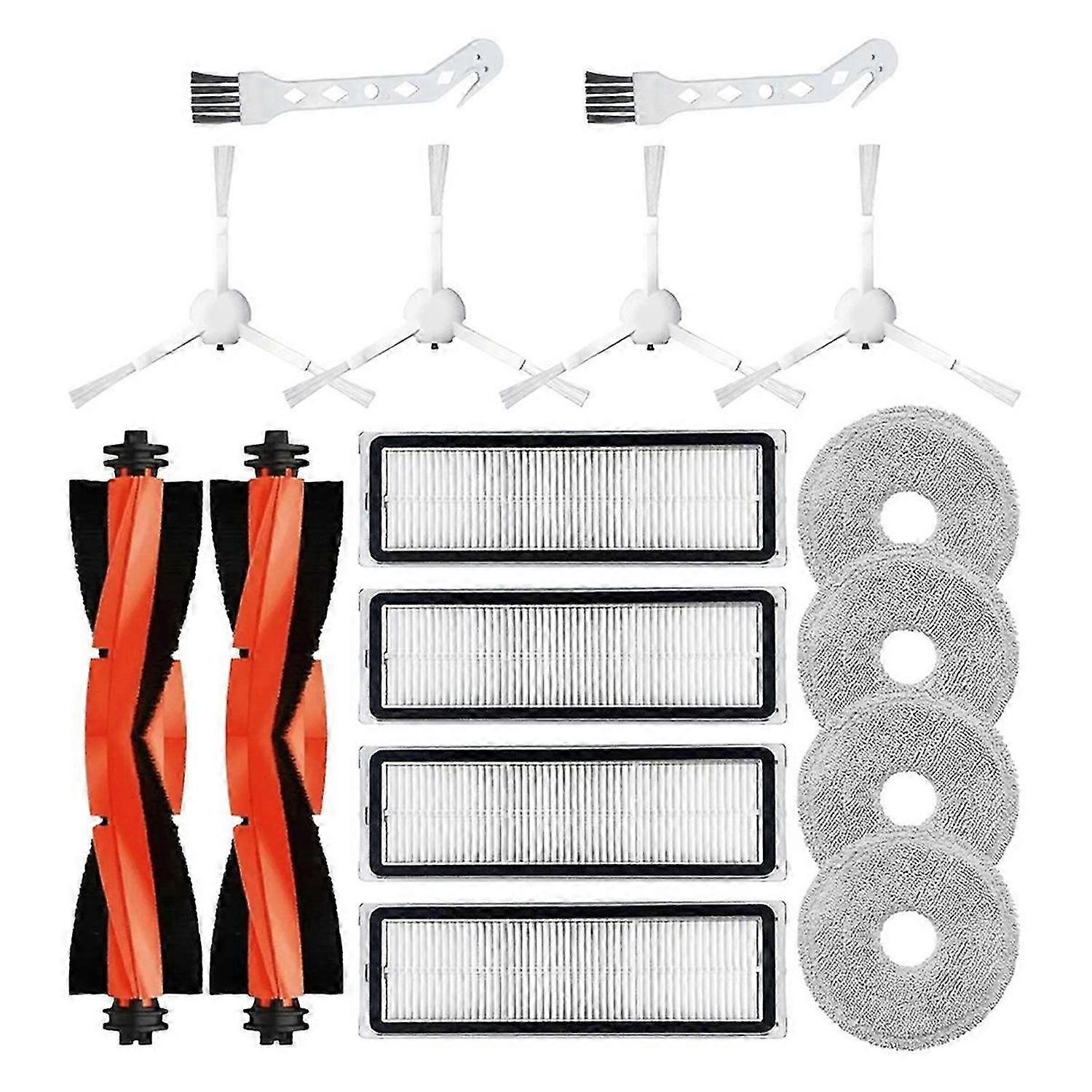 For Robot Vacuum Cleaner S20 S10 Plus S10 Filter Main Brush Side Brush Cloth Replacement Parts Brush