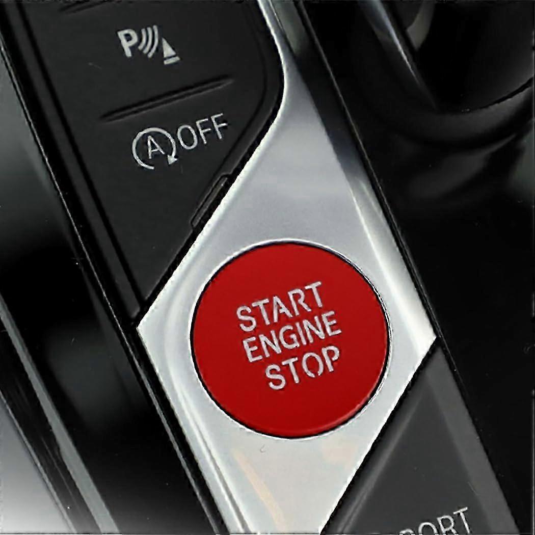 3 8 Series Ignition Switch Cover ABS Engine Start Stop Button Red for G20 G28 Z4 G29 X3 X5 X7 Models