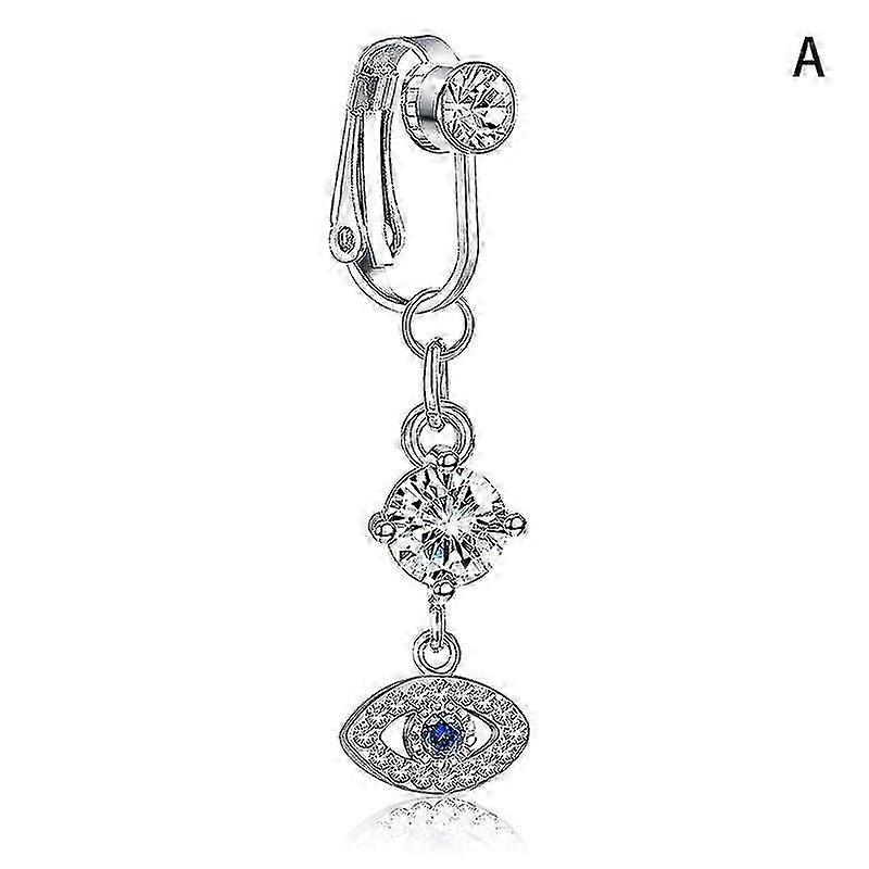 1 buc buric fals buton inel fals clip pe burtă piercing non piercing buric inel pentru partid