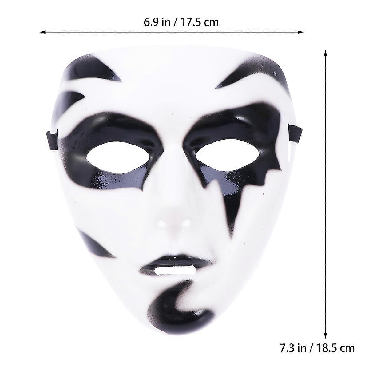 Halloween Mask Death Mask for Party Use 2Pcs Dancer Costume Prop Masks