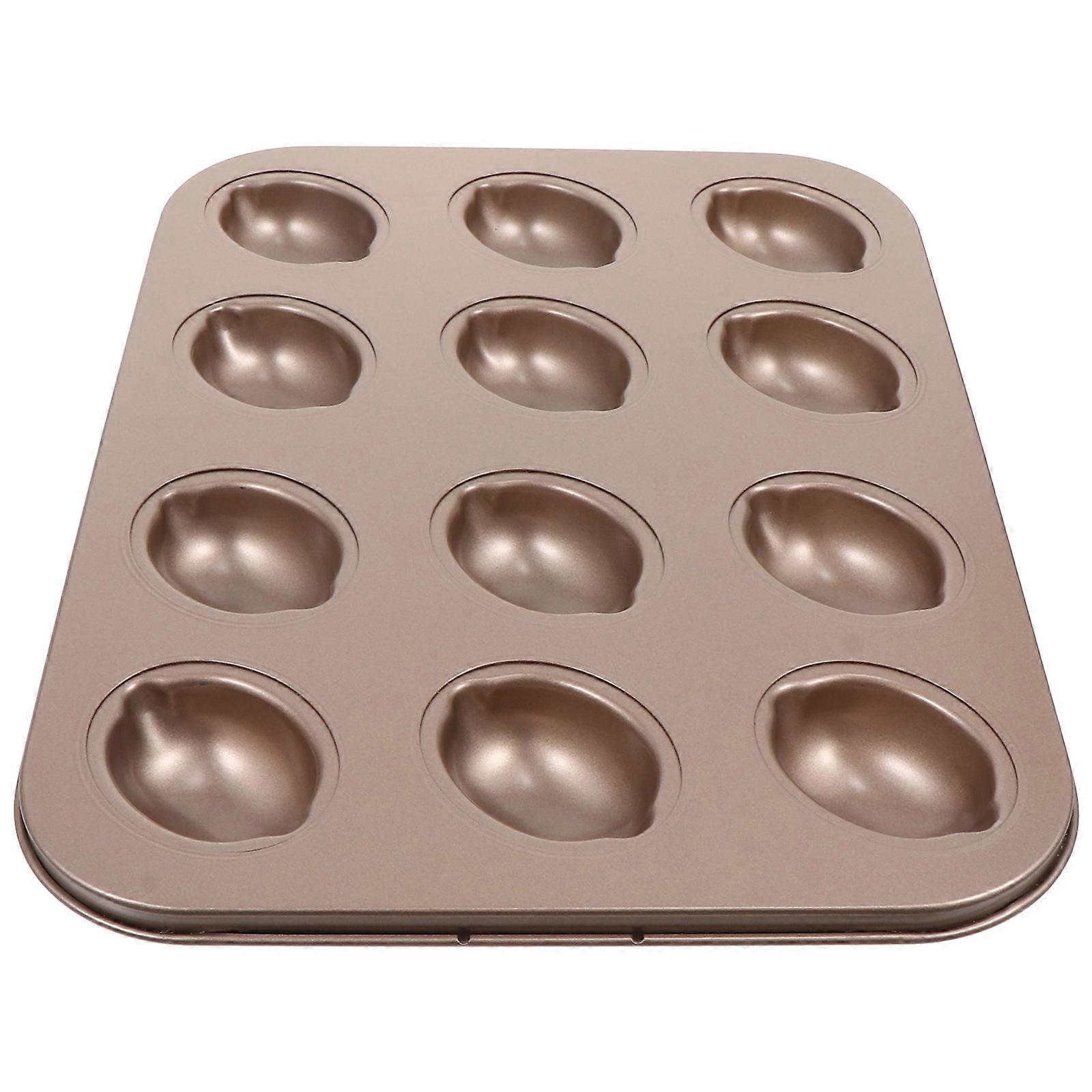 Golden Baking Dish for Baking Use 1Pcs Food Serving Plate Practical Kitchen