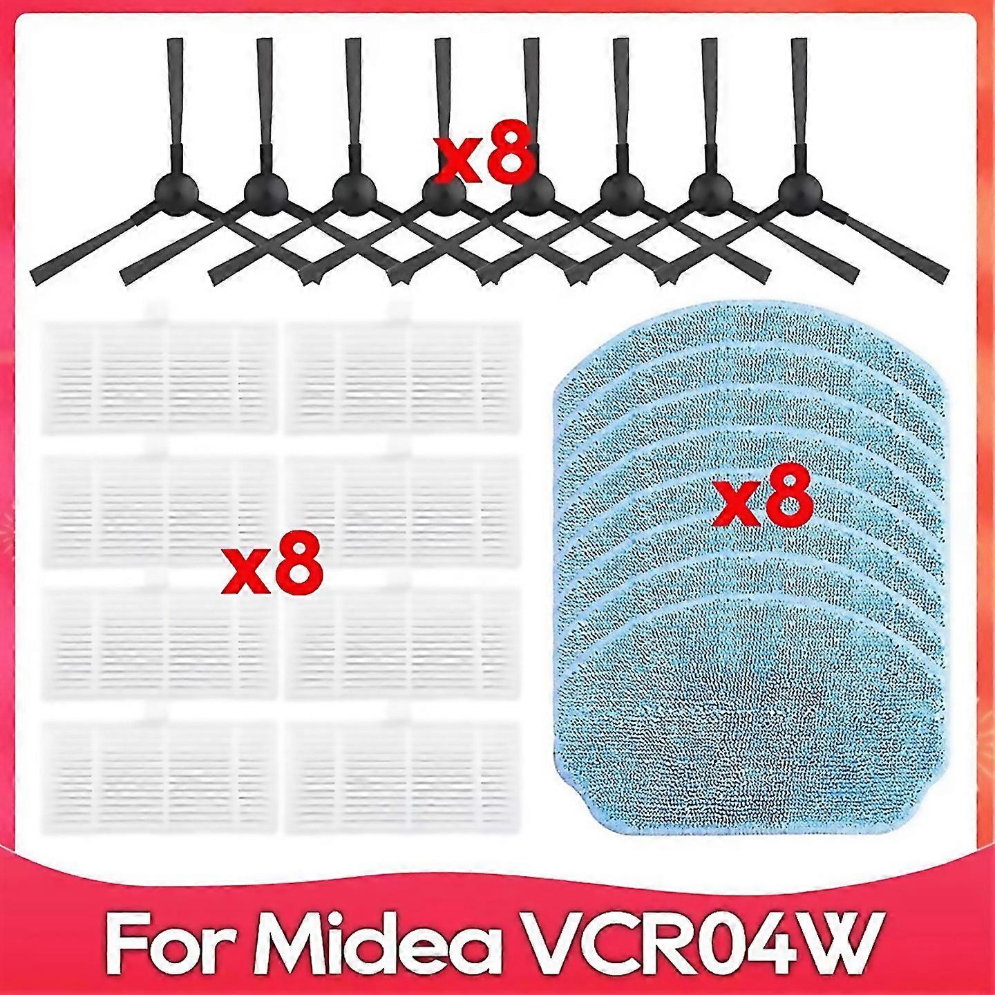 For Compatible For Vcr04w Side Brush Filter Mop Accessort Part