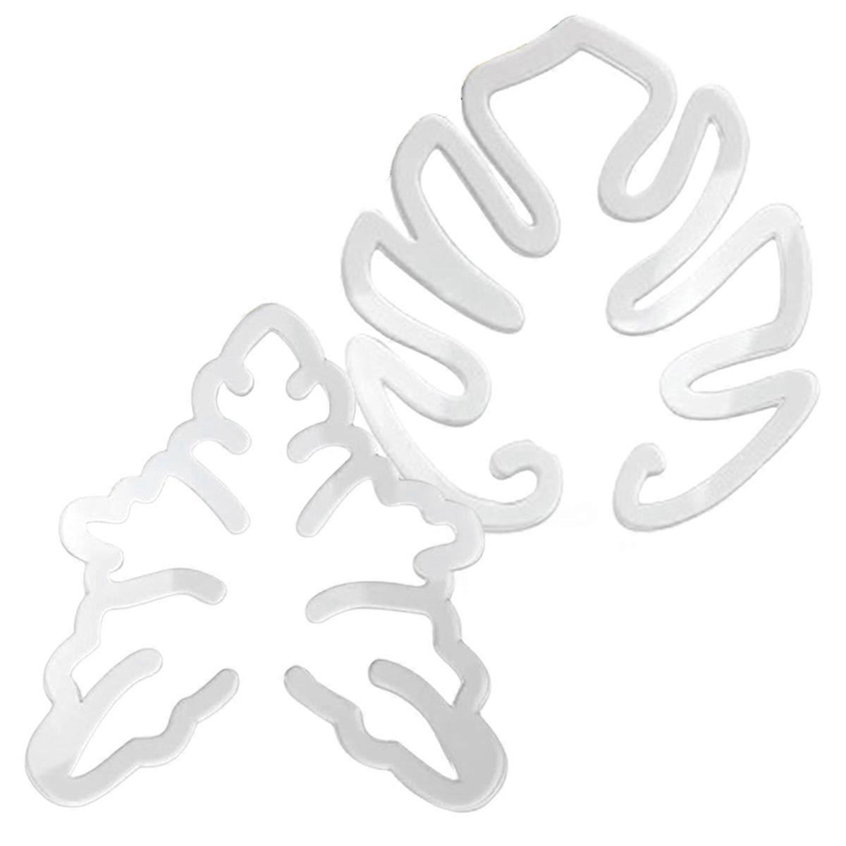 2PCS Monstera Grapple Monstera Leaf Plant Support Bamboo Clamp Set