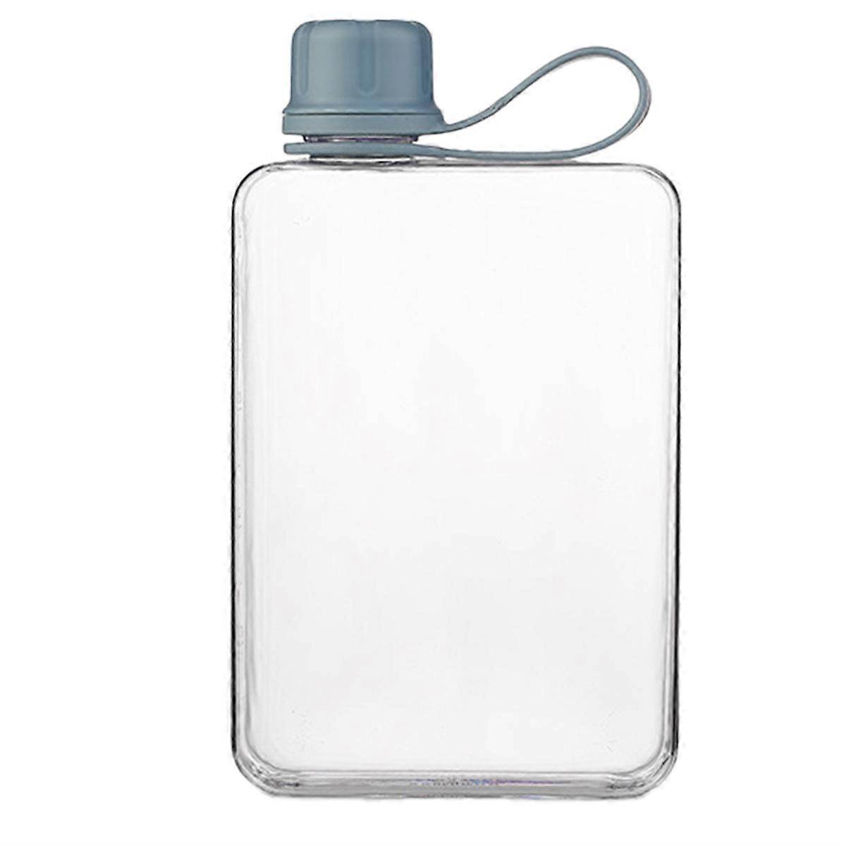 Square Water Bottle 500ml Portable Flat Drink Cups A