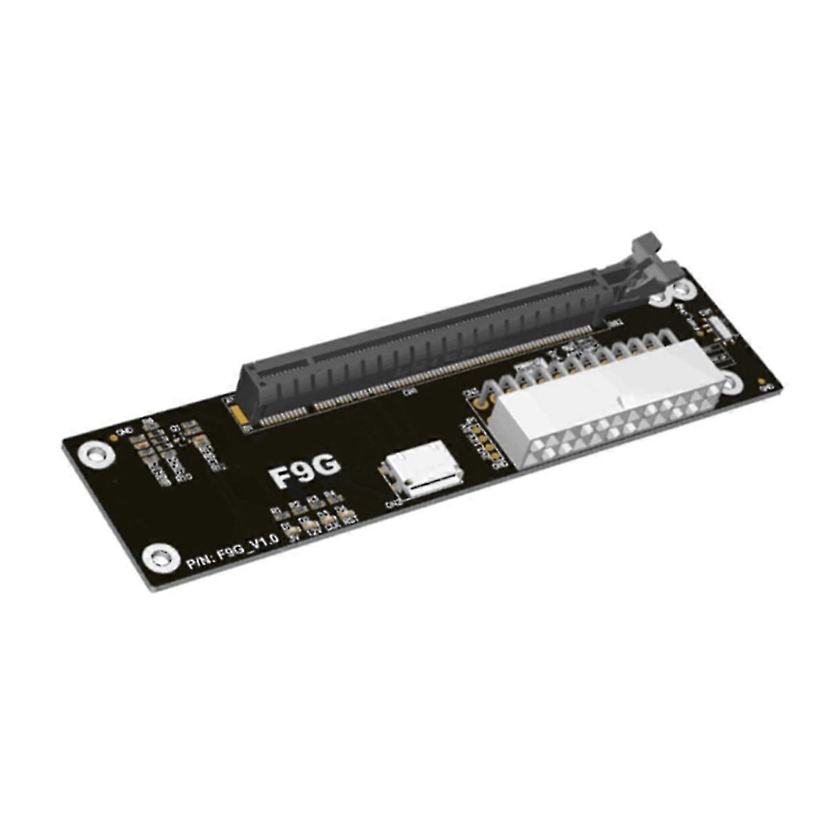 F9G OCuLink Interface External Graphics Card Expansion Dock ATX Type Open PCIe4.0 64Gbps High-Speed 
