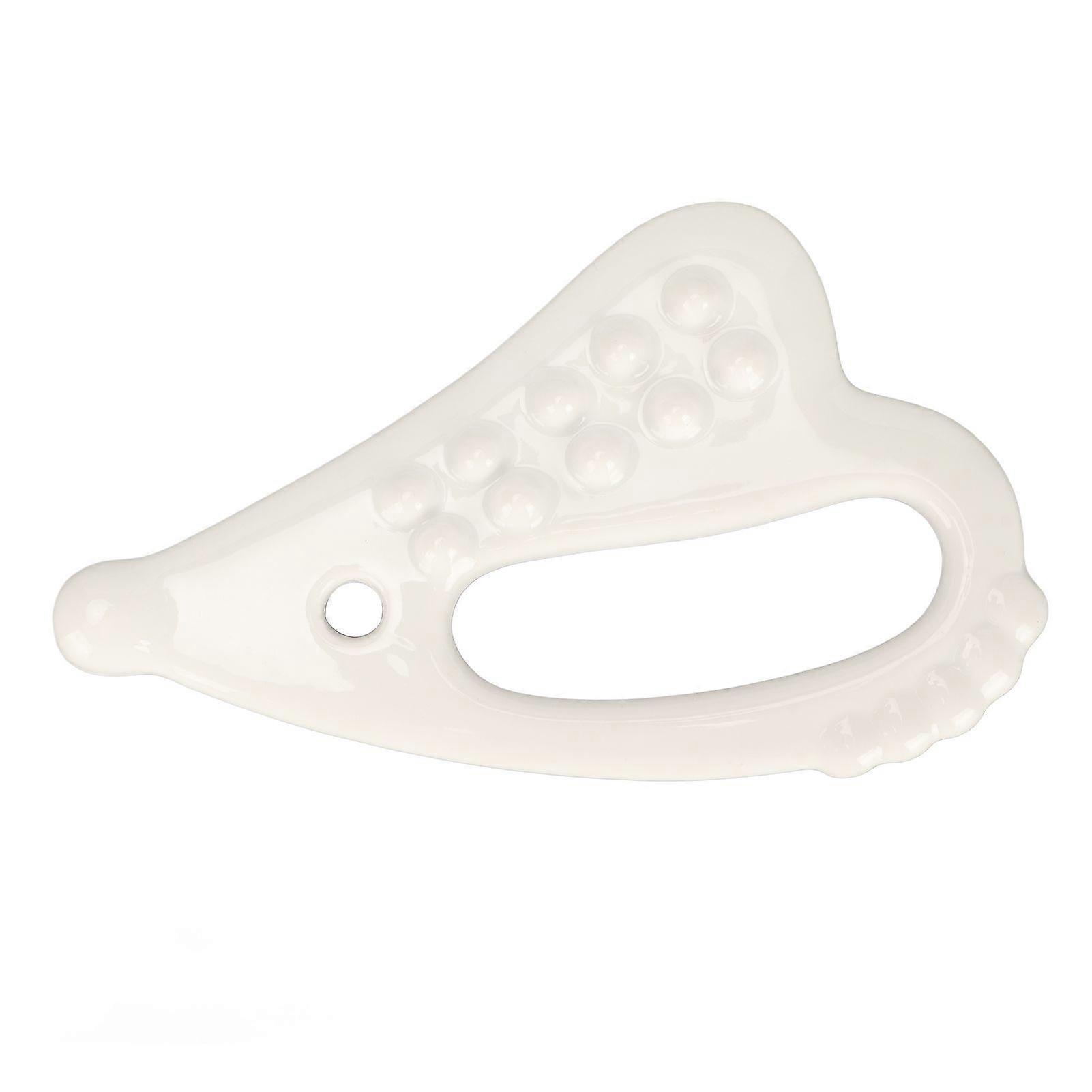 Ceramic Gua Sha Tool Massaging Lymphatic Drainage Trigger Point Guasha Face Body Massager