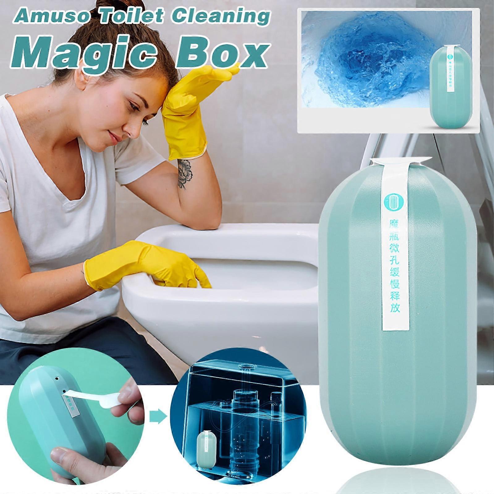 Klean Automatic Toilet Cleaner for Effortless Cleaning, Odor & Stain Removal with Fresh Scent, Compatible with All Toilet Types, Ideal for Home and