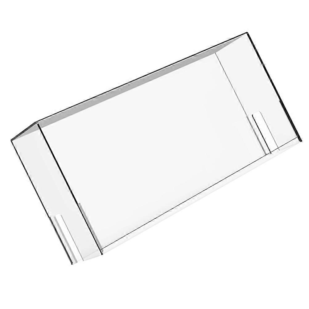 Game Machine Protector Transparent Box for Storage Use 2Pcs Clear Acrylic Case