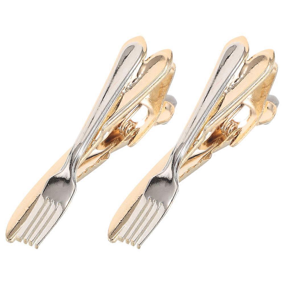Tie Clips for Men Copper Tie Clips for Formal Occasions 8Pcs