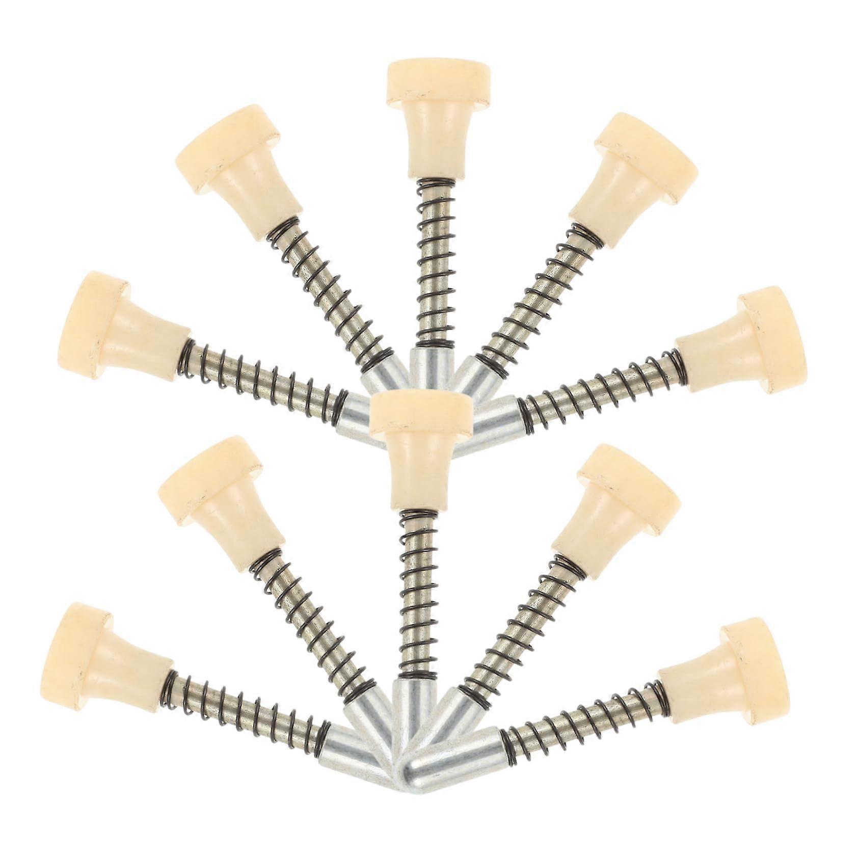Spring Latch Pins Door Latch Hardware 10 Pcs Lifting Rods DIY Installation Height Adjustment 5.50 X 1.50 X 1.50 Cm