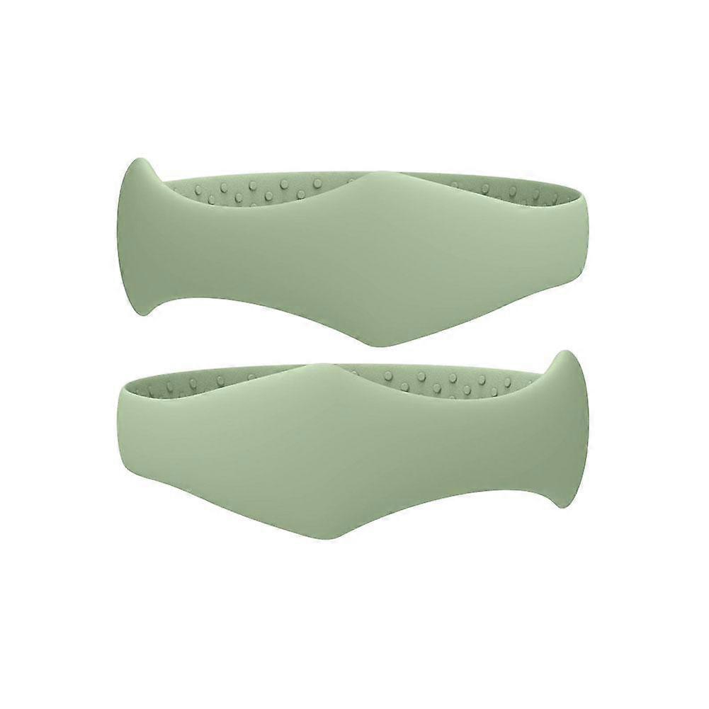 Cujmh Thin Patellar Strap, Silicone Type B, Green, Basketball Knee Support Band, Elastic Rope Loop Protector, Lightweight Sports Knee Pad, 1pc