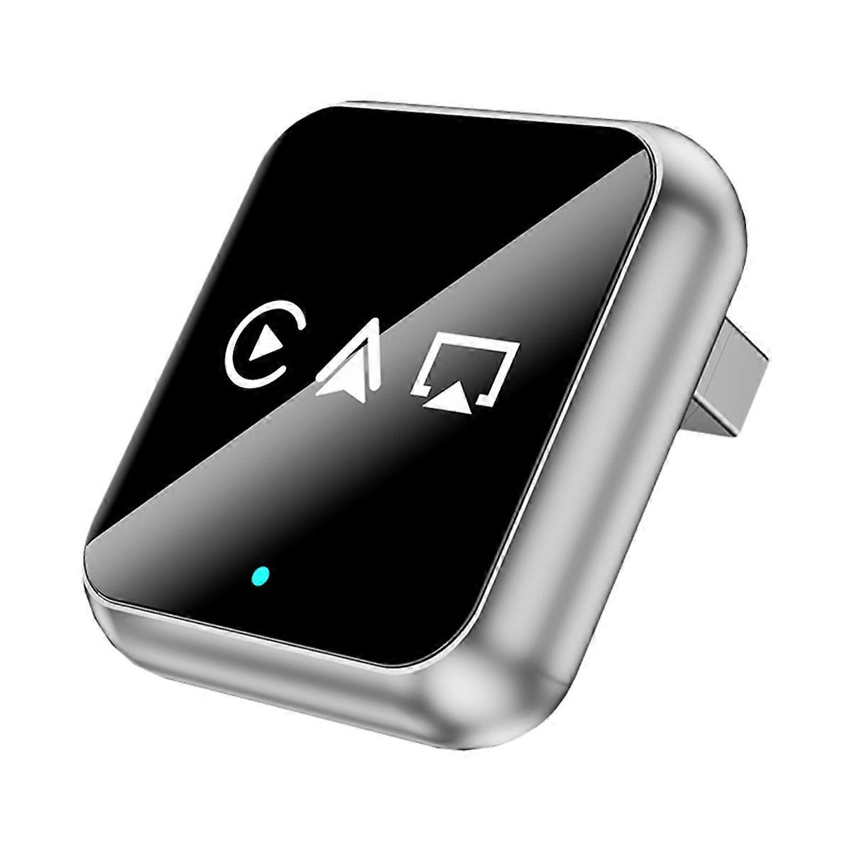 Smart AI Carplay Wireless Carplay Adapter Airplay Android Auto 3 In1 USB Dongle Adapter Wired Carpla