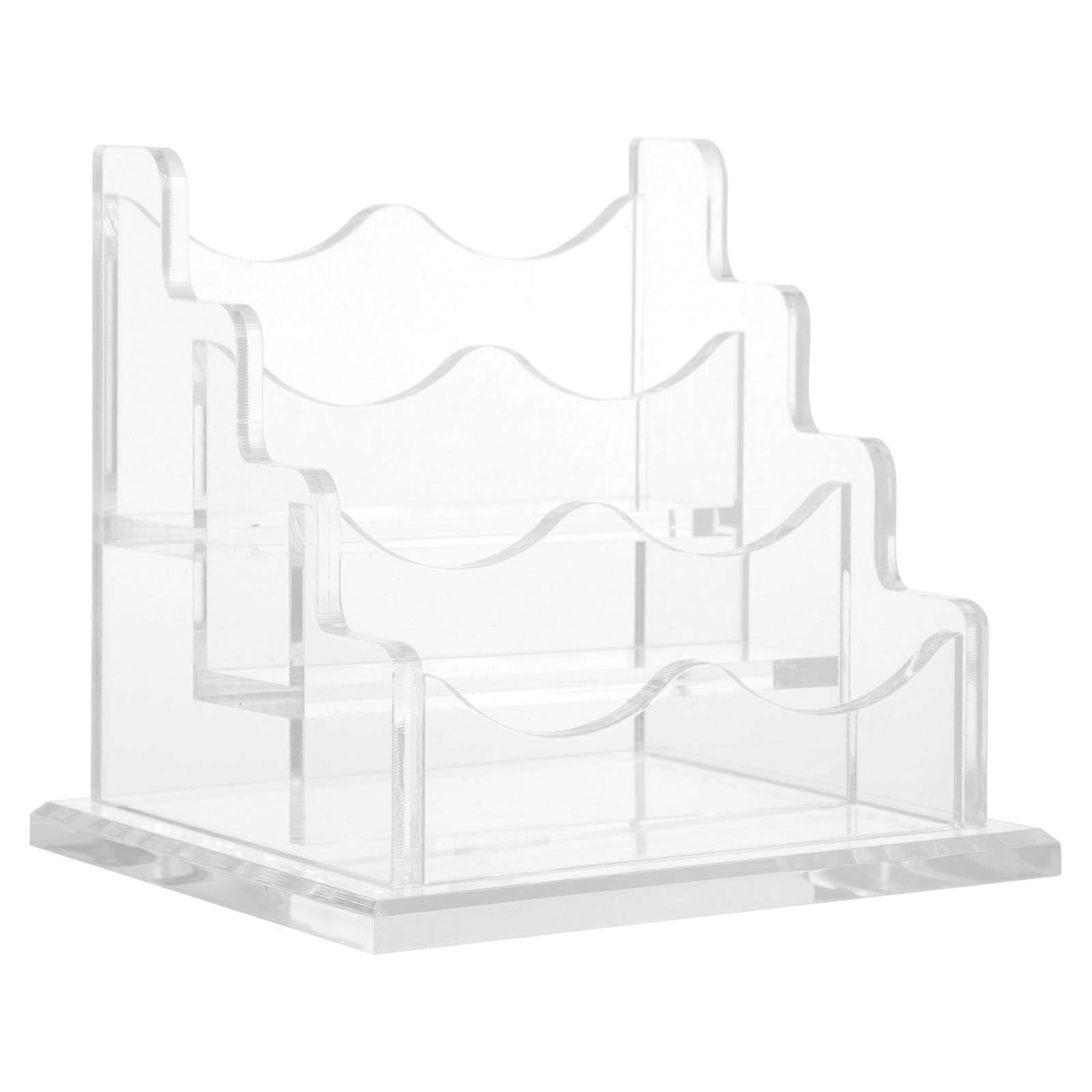 Transparent Acrylic Cards Holder for Conference Use 2Pcs Storage Box