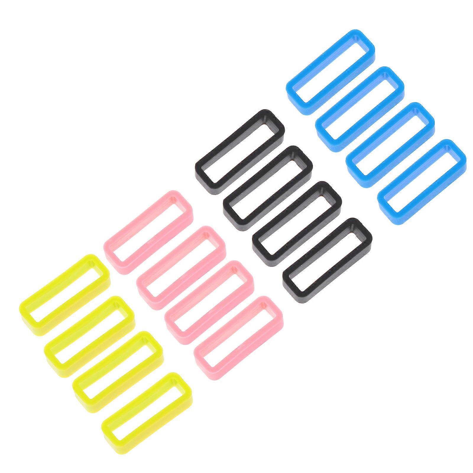 Silicone Watch Strap Loop Retainer Holders for Watch Assorted Color Silicone