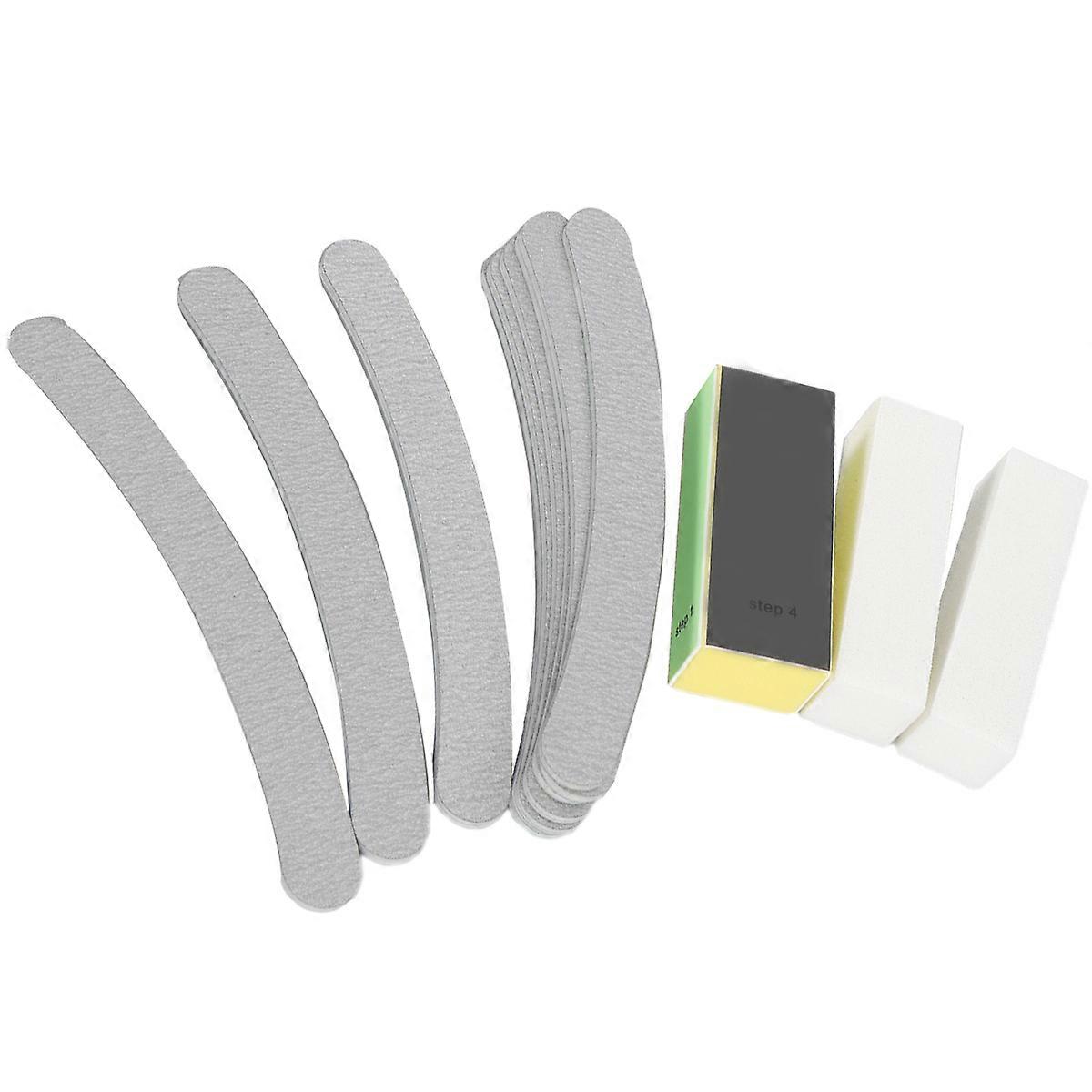 Nail Art Sanding Files Buffer Set for Nail Polish 13Pcs Tools Kit