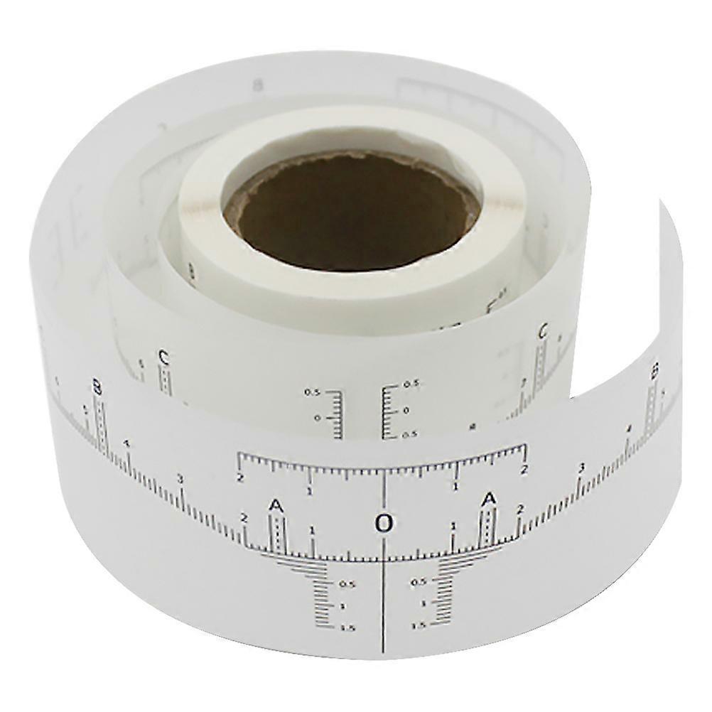 Eyebrow Measuring Sticker Disposable Eyebrow Ruler for Makeup 1 Roll